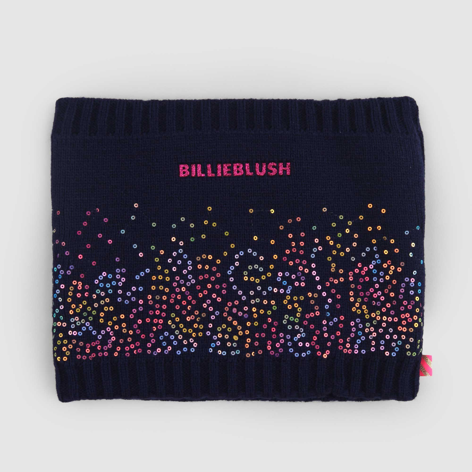 Sciarpa Blu Con Paillettes BILLIEBLUSH - annameglio.com abbigliamento moda