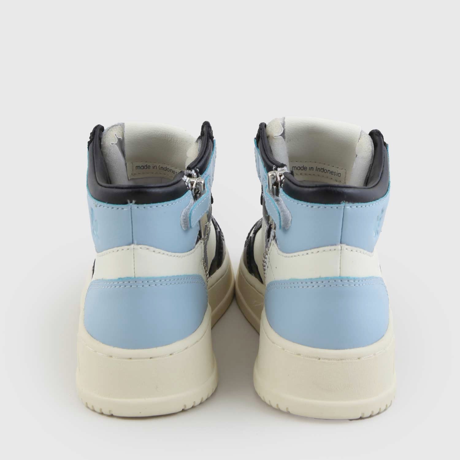 Sneakers Medalist mid pelle bianca, nera e blu - annameglio.com abbigliamento moda
