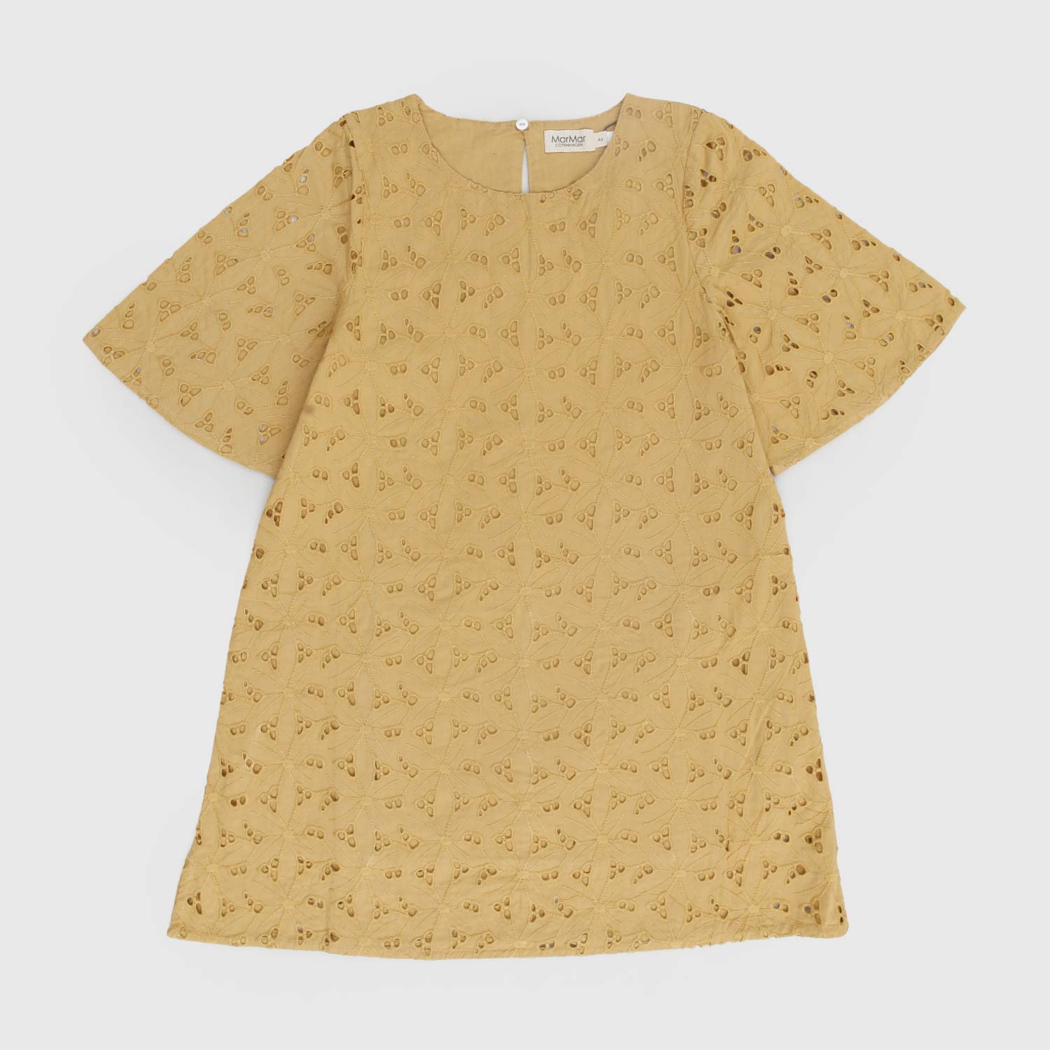 Abito Bambina Provence ricamo nocciola - annameglio.com abbigliamento moda