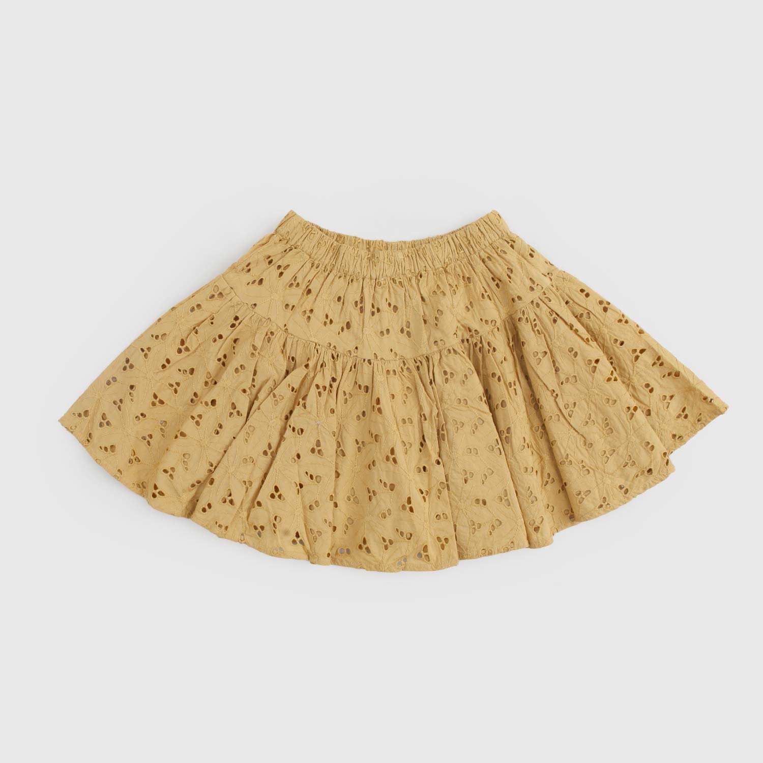 Gonna ricamata provence caffè - annameglio.com abbigliamento moda