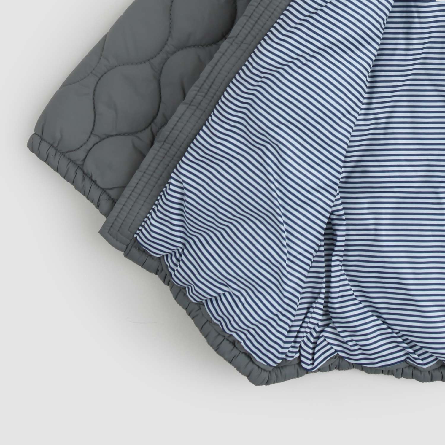 Piumino trapuntato verde con cappuccio - annameglio.com abbigliamento moda