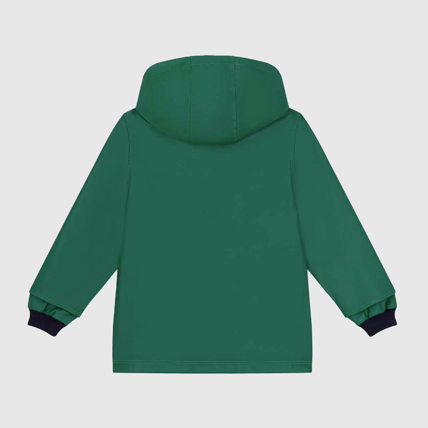 Trench Unisex Verde Con Cappuccio - annameglio.com abbigliamento moda