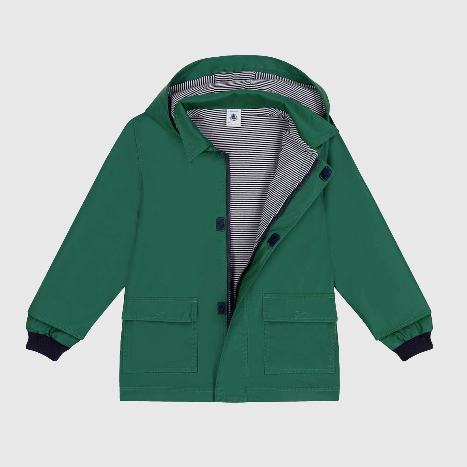 Trench Unisex Verde Con Cappuccio - annameglio.com abbigliamento moda