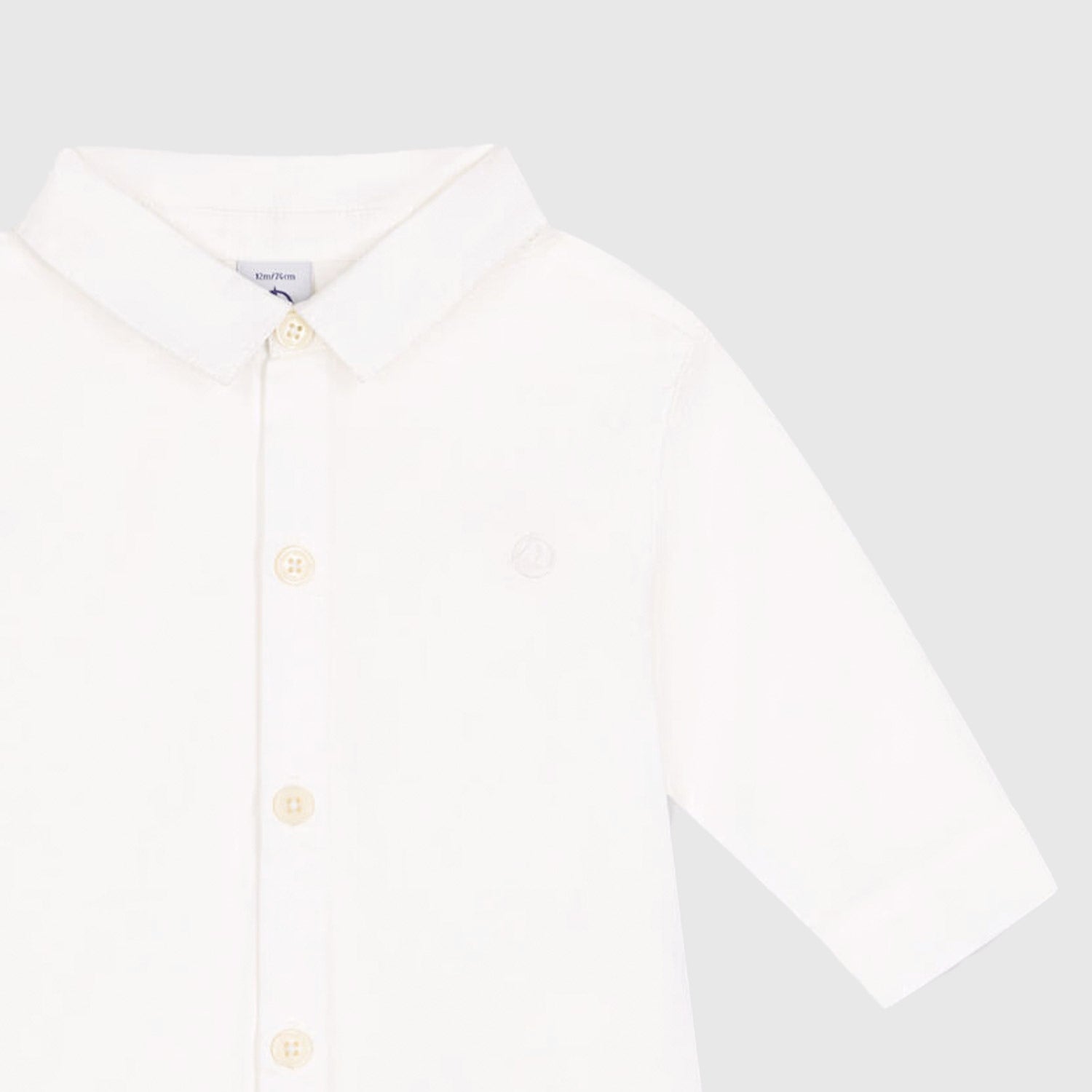 Camicia bianca neonato in Popeline - annameglio.com abbigliamento moda