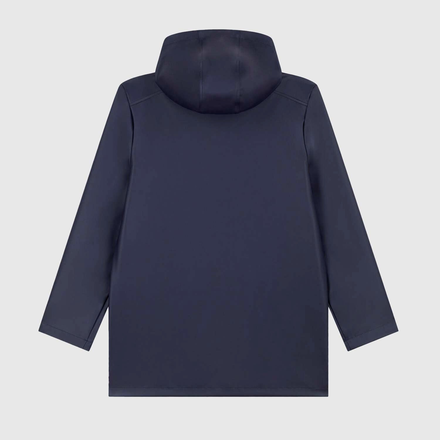 Trench unisex blu con cappuccio - annameglio.com abbigliamento moda