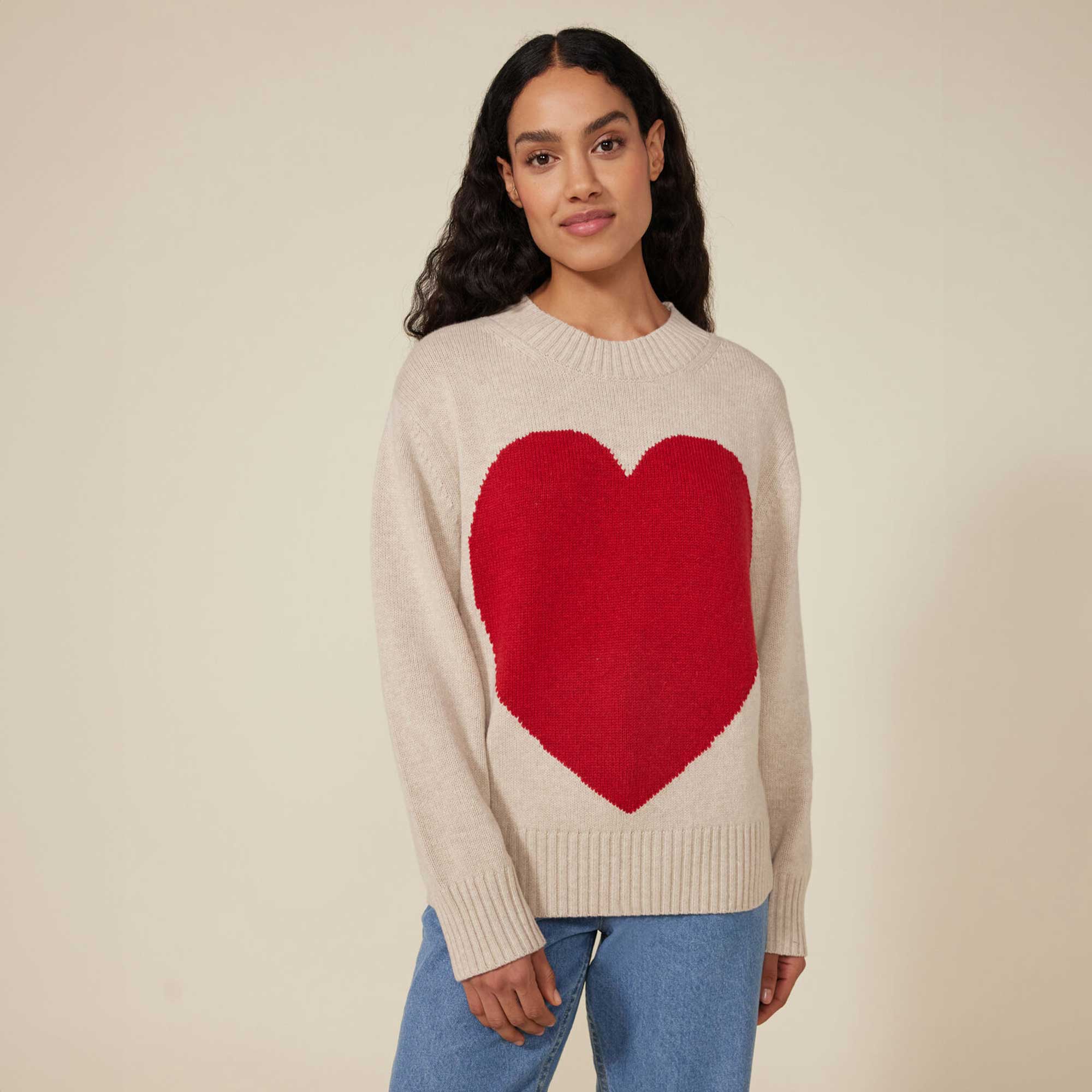 Maglione beige e rosso PETIT BATEAU - annameglio.com abbigliamento moda