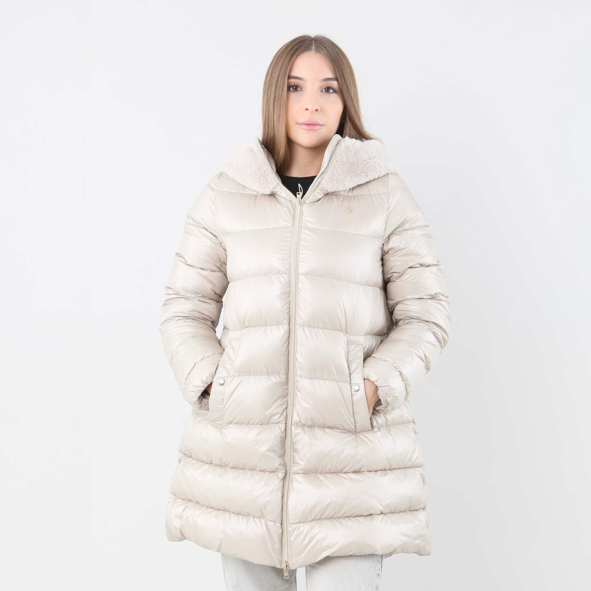 Parka In Nylon Firmato Herno - annameglio.com abbigliamento moda
