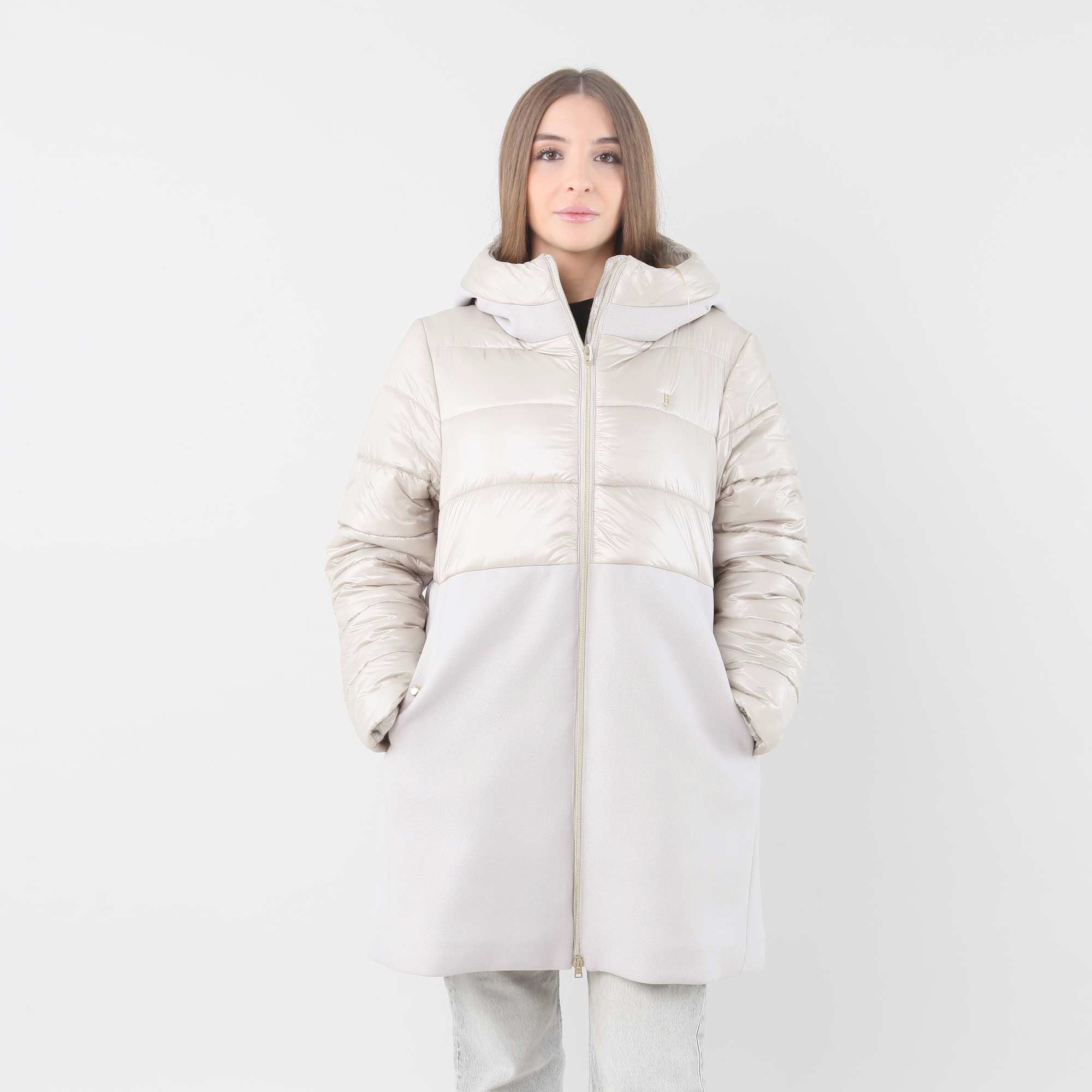 Parka In Ecowool E Nylon Firmato HERNO - annameglio.com abbigliamento moda