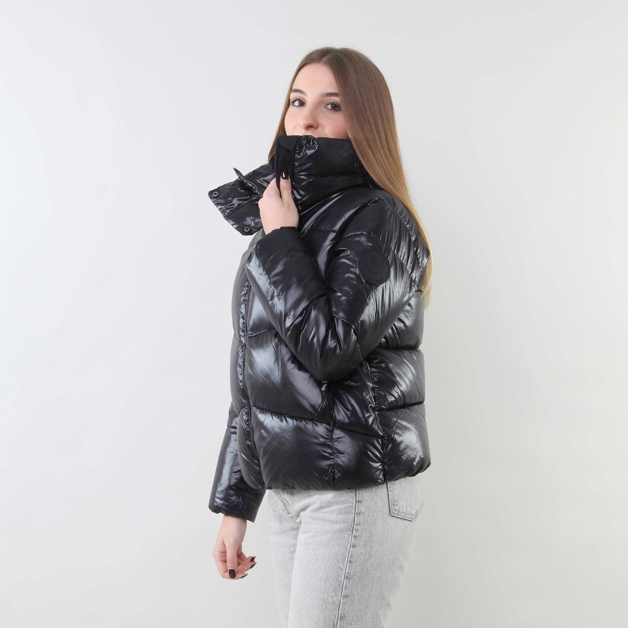 Piumino Nero SAVE THE DUCK - annameglio.com abbigliamento moda