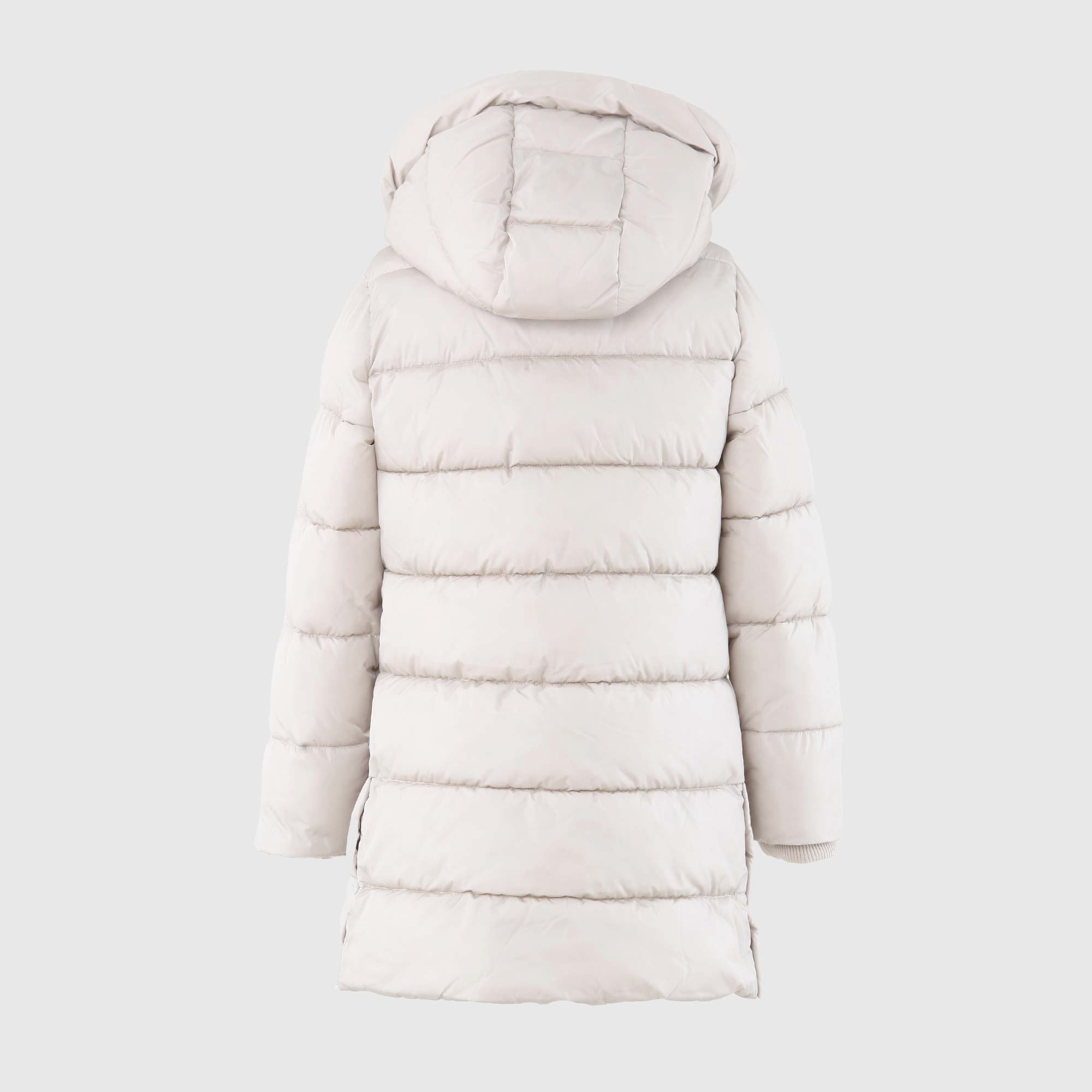 Piumino Bianco Lungo Trapuntato - annameglio.com abbigliamento moda