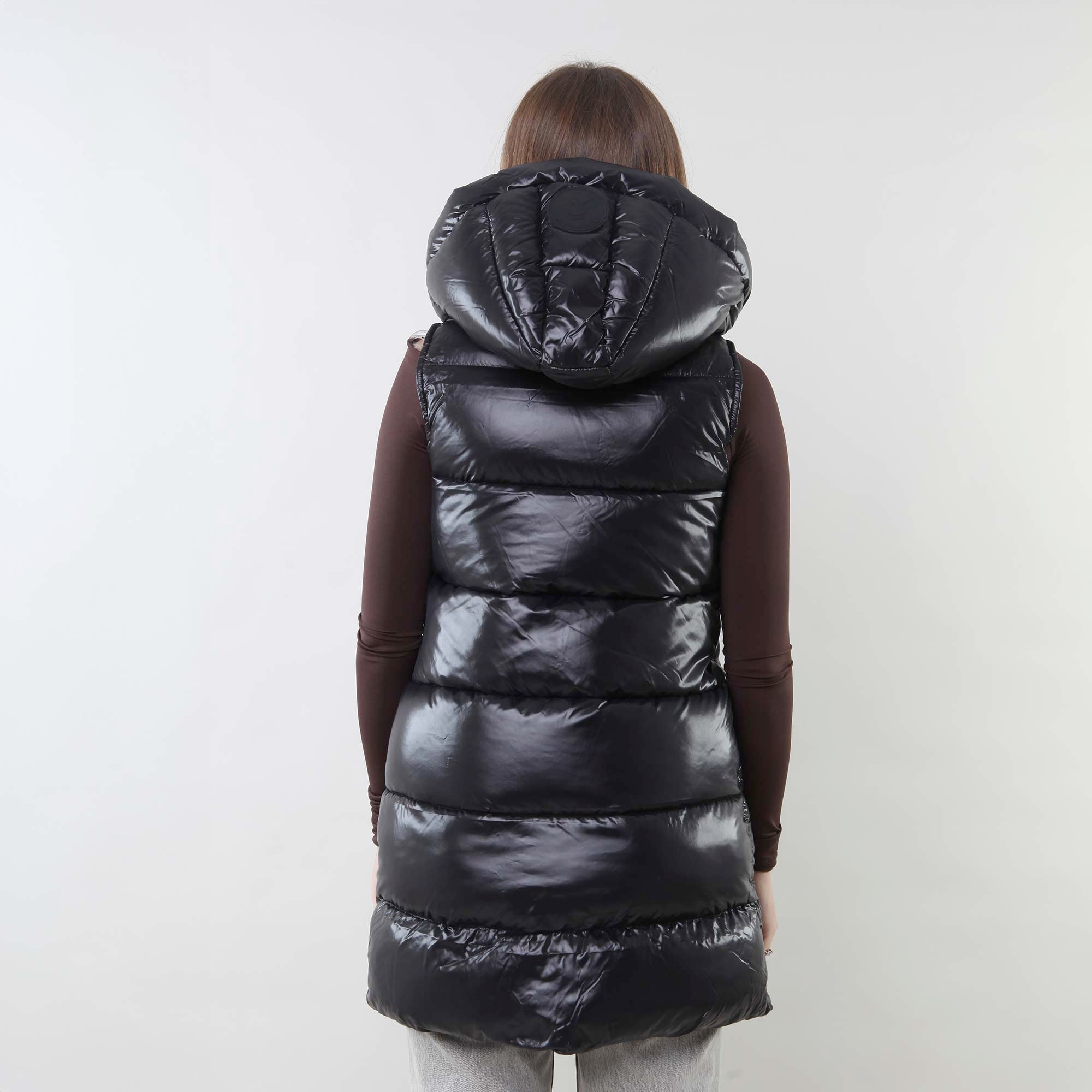 Smanicato Lungo Nero SAVE THE DUCK - annameglio.com abbigliamento moda