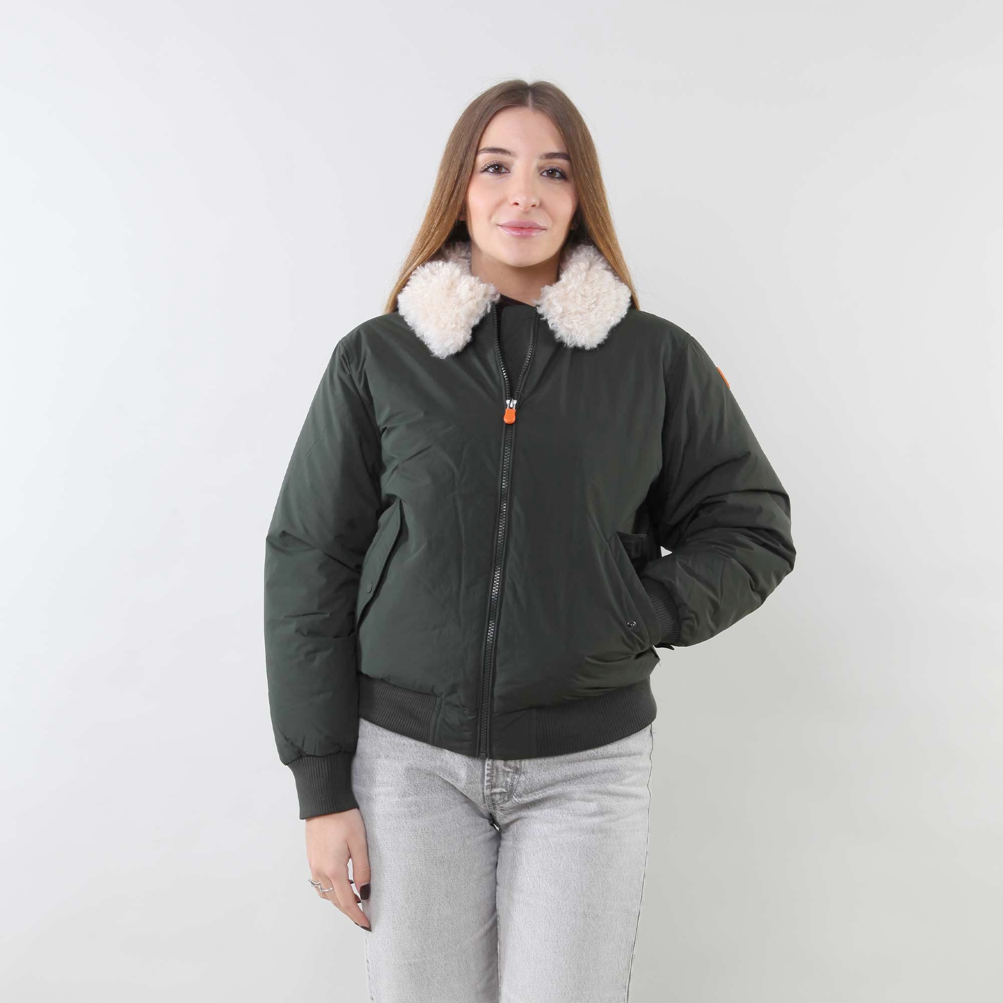 Giubbino Verde Firmato SAVE THE DUCK - annameglio.com abbigliamento moda