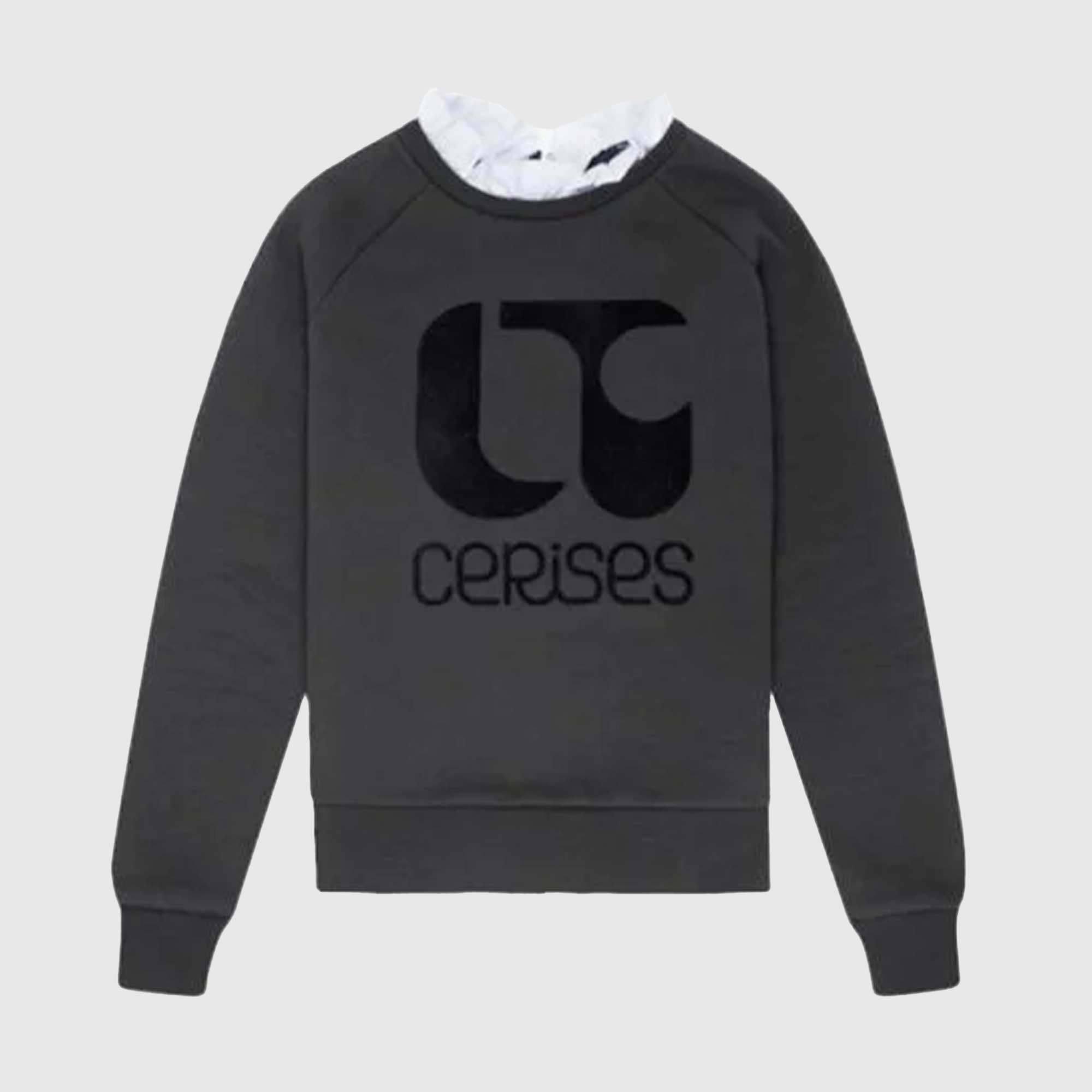 Felpa nera LE TEMPS DE CERISES - annameglio.com abbigliamento moda