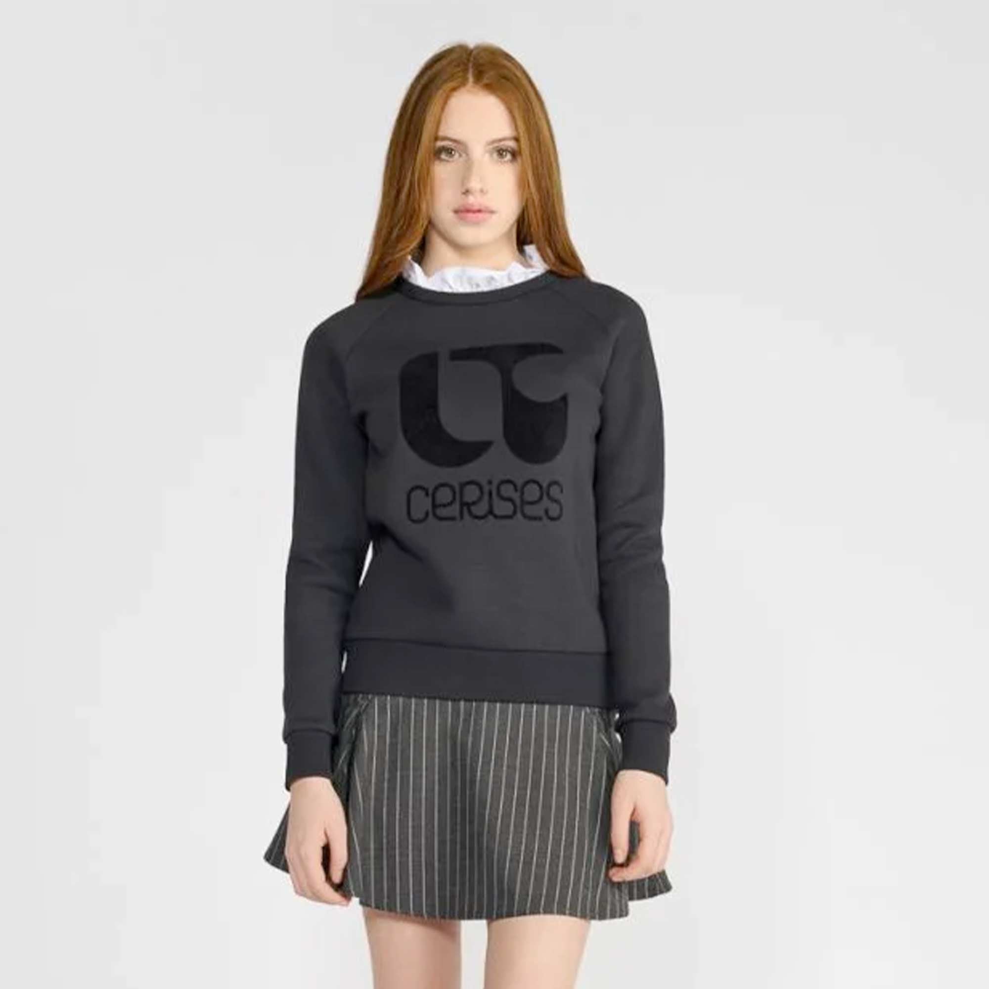 Felpa nera LE TEMPS DE CERISES - annameglio.com abbigliamento moda