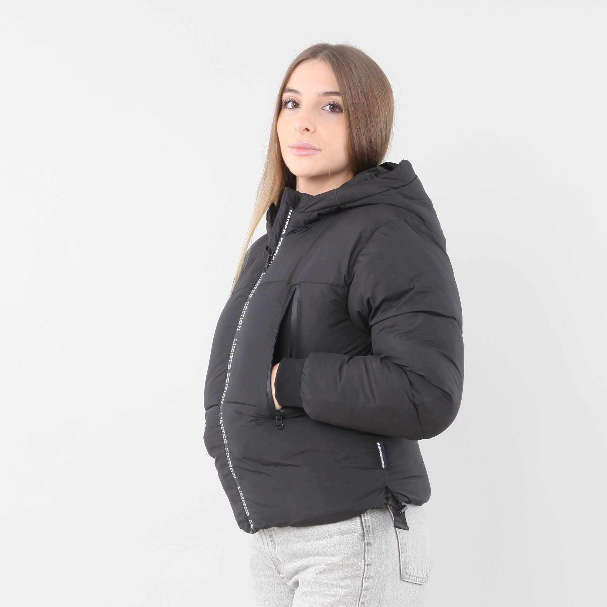 Piumino Nero Alberbo Le Temps des Cerises - annameglio.com abbigliamento moda