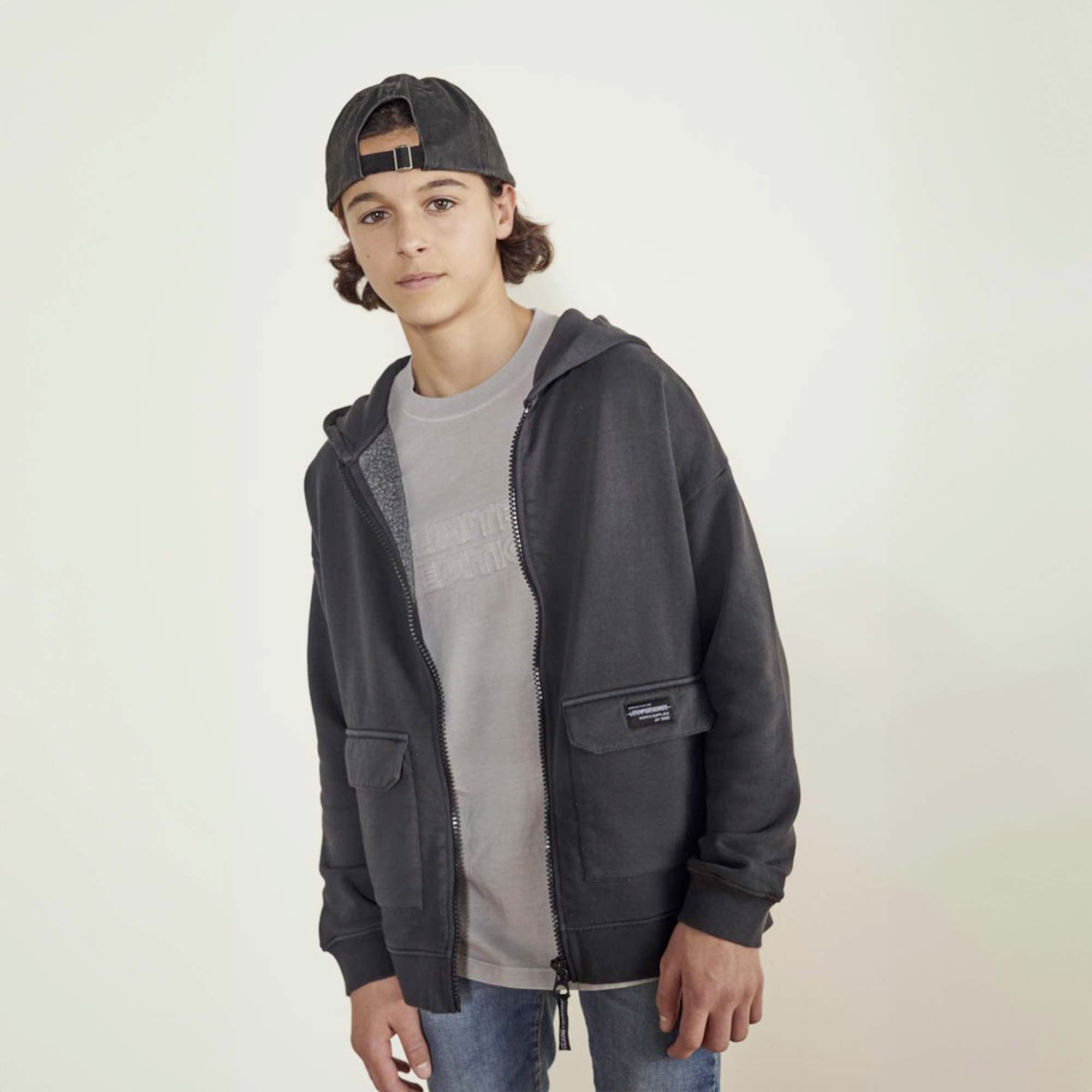 Felpa Antracite Firmata LE TEMPS DE CERISES - annameglio.com abbigliamento moda