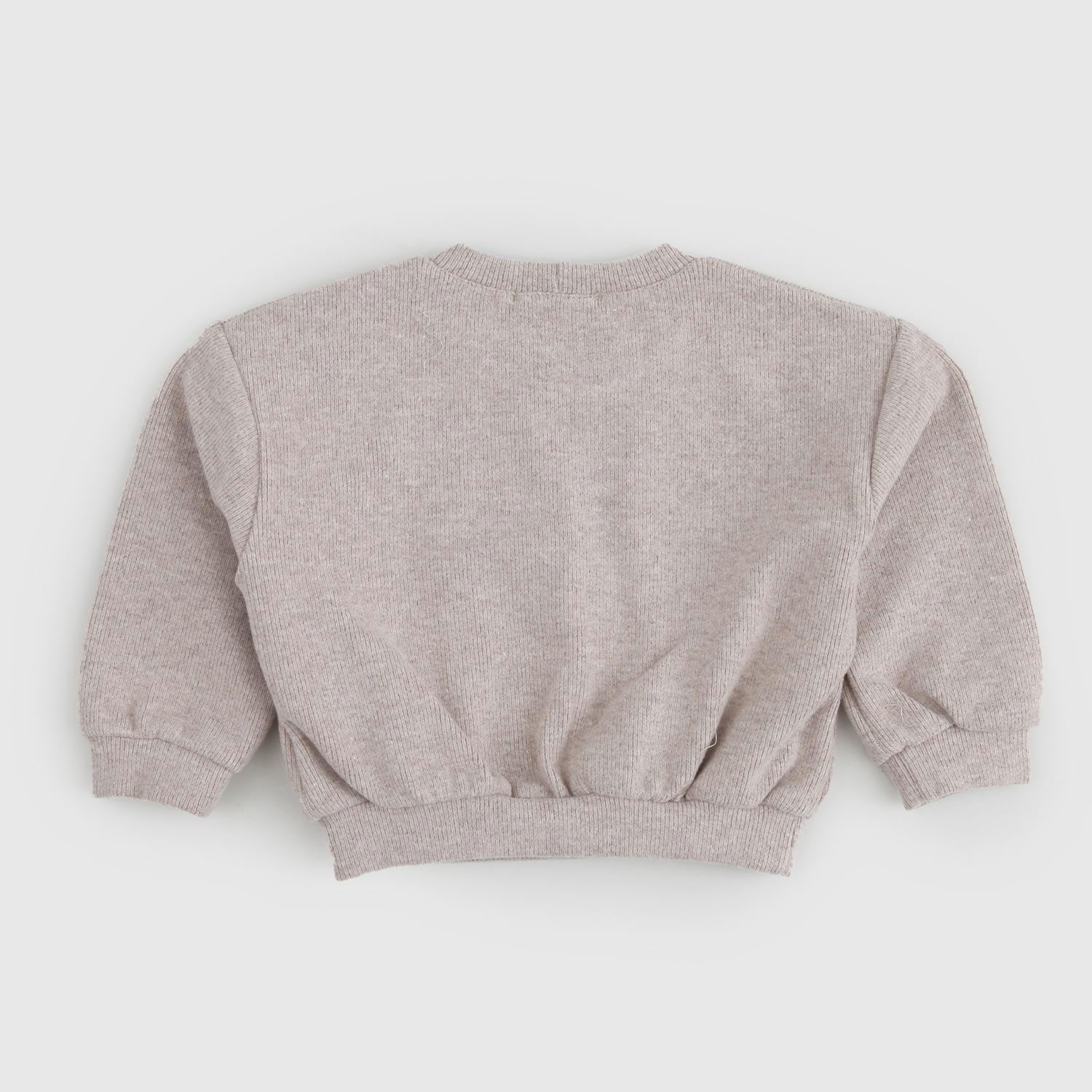 Maglia girocollo a costine beige neonata - annameglio.com abbigliamento moda