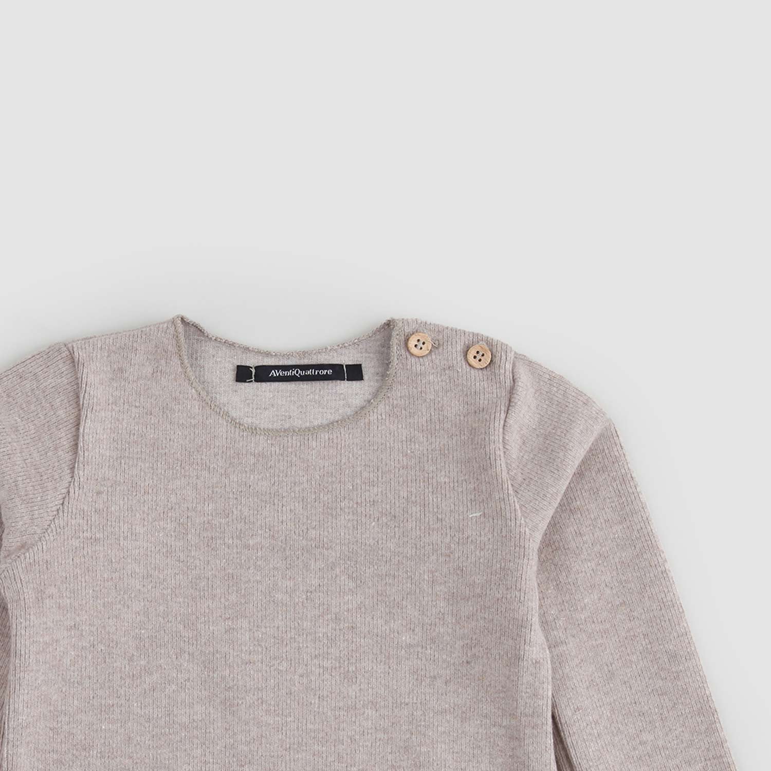 Maglia girocollo Neonato unisex beige - annameglio.com abbigliamento moda