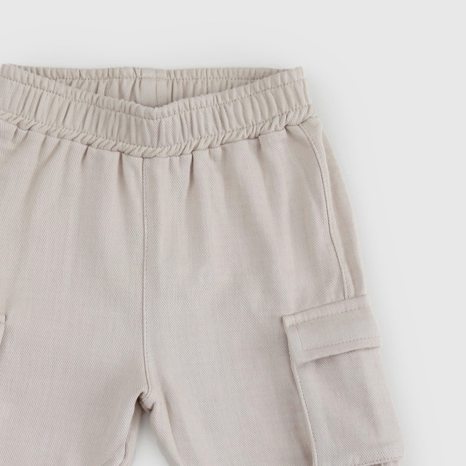 Pantalone Cargo in drill beige neonato - annameglio.com abbigliamento moda