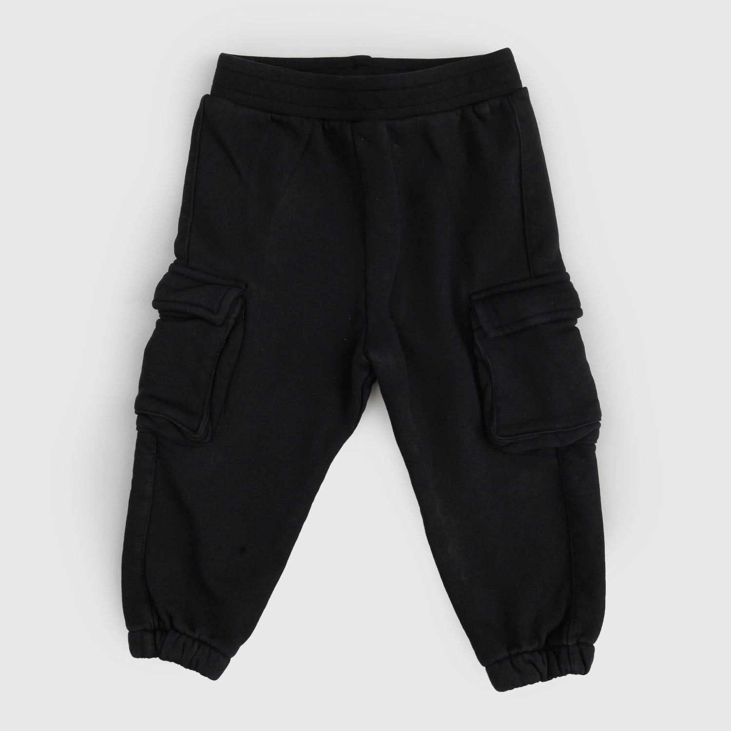 Pantalone in felpa  neonato cargo black - annameglio.com abbigliamento moda