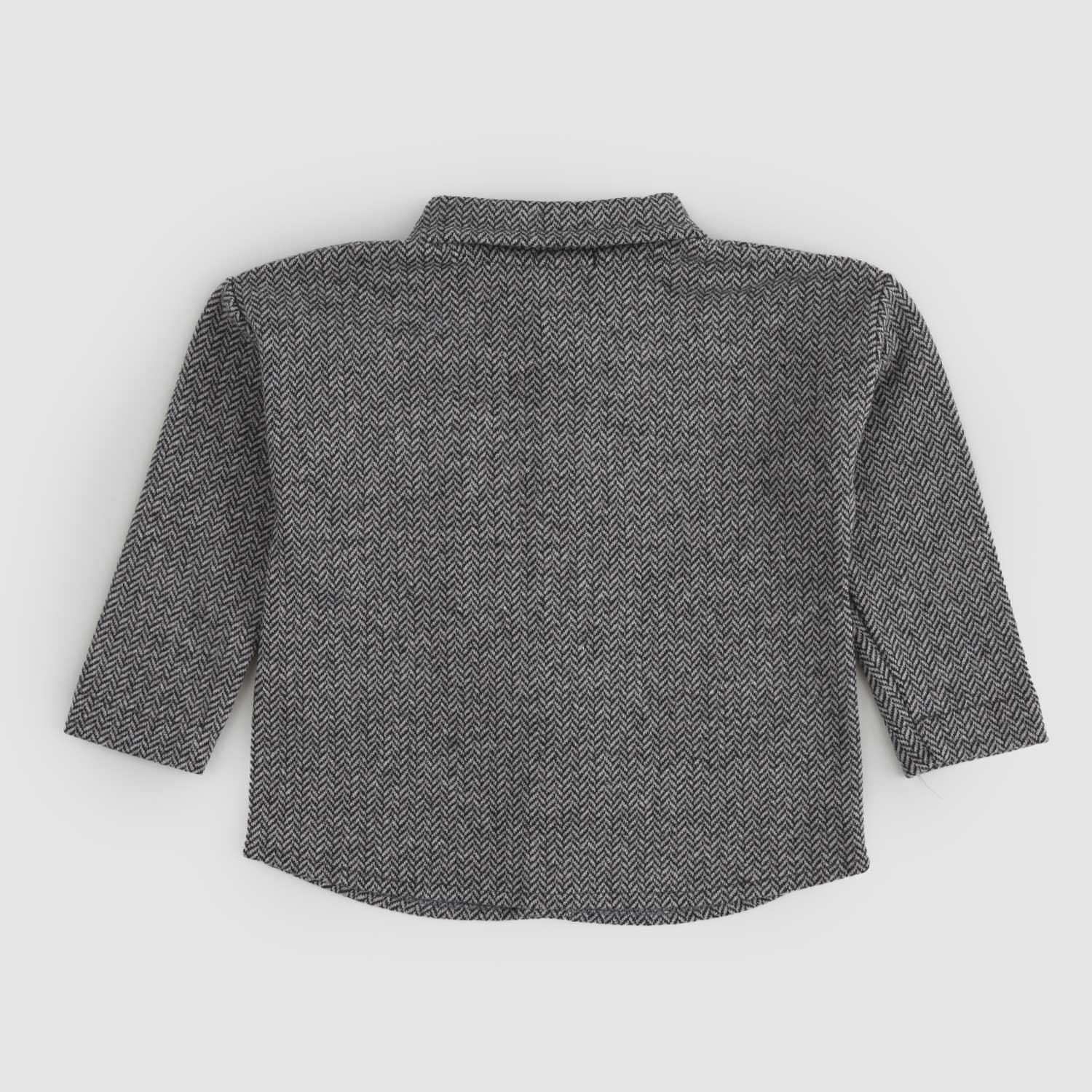 Giacca camicia neonato spigato grigio - annameglio.com abbigliamento moda