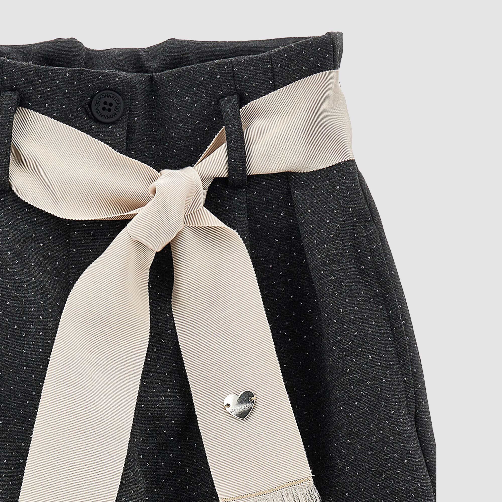 Pantalone antracite firmato MONNALISA - annameglio.com abbigliamento moda