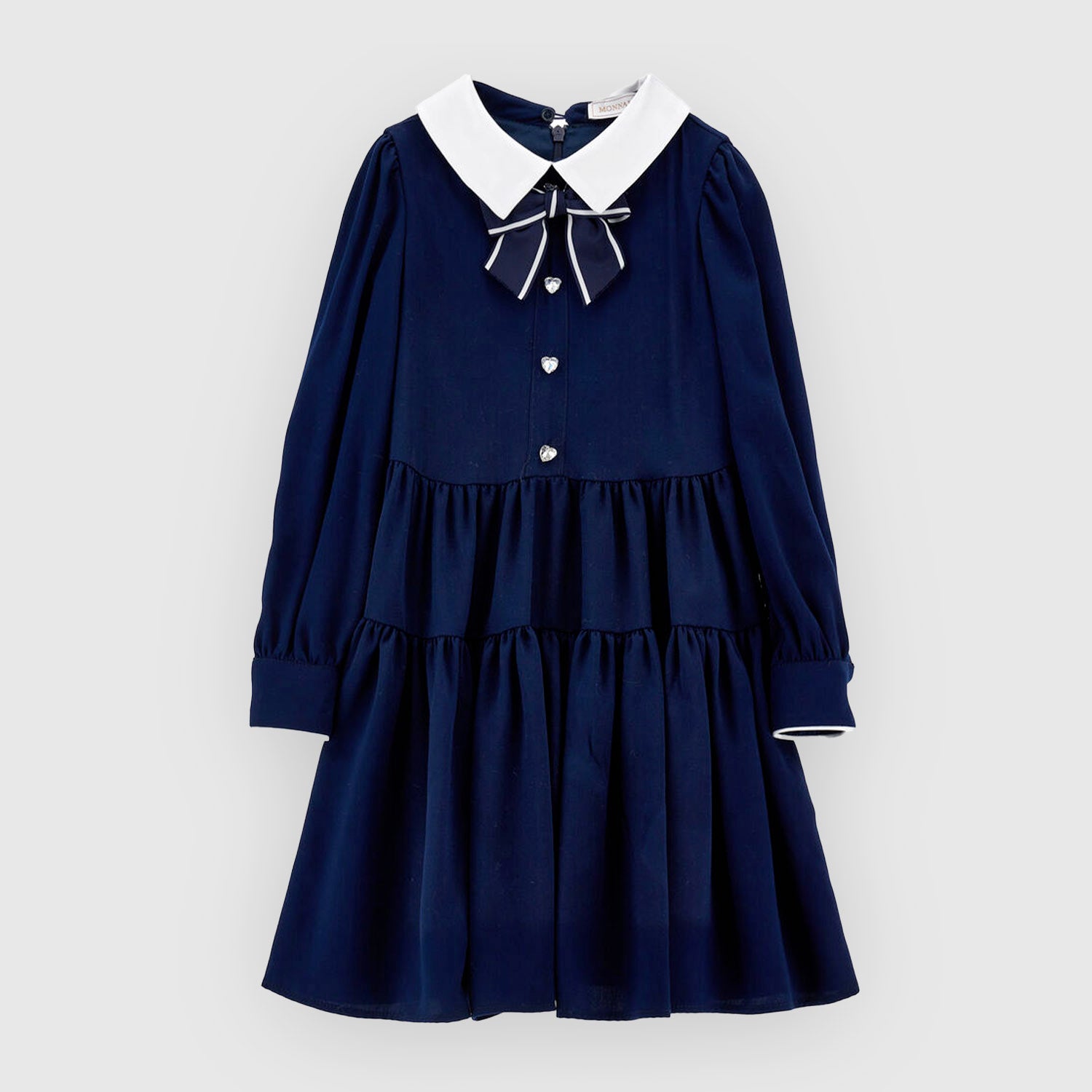 Abito elegante blu con fiocco - annameglio.com abbigliamento moda