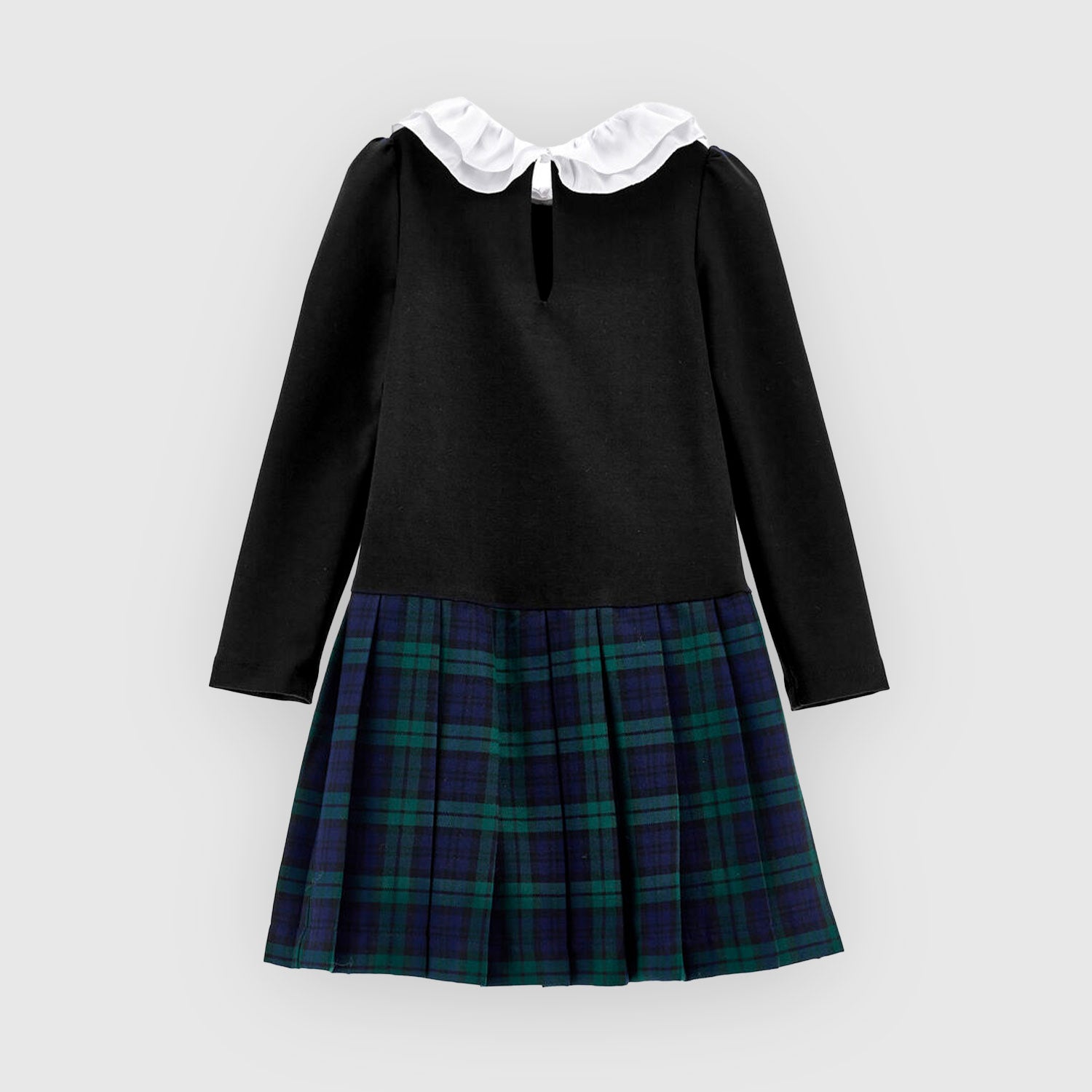 Abito elegante a quadri con pieghe - annameglio.com abbigliamento moda