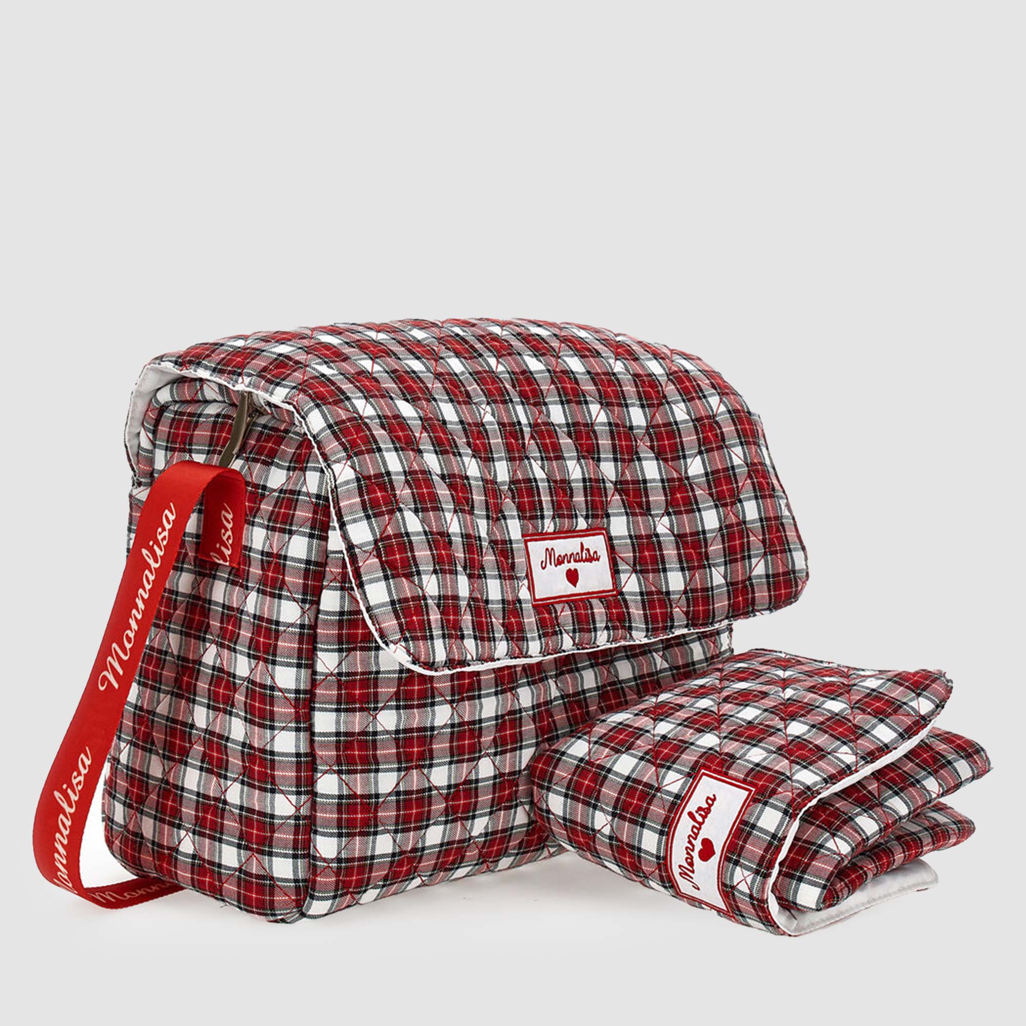 Borsa Mamma Rosso Panna MONNALISA - annameglio.com abbigliamento moda