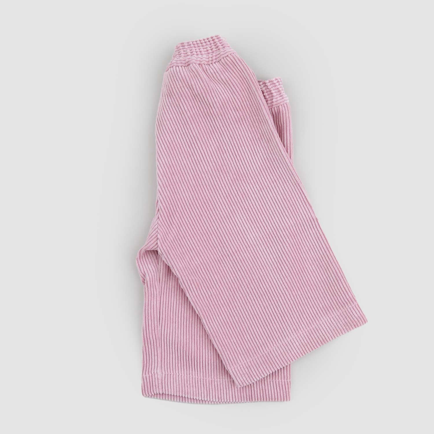 Pantalone rosa cropped in velluto - annameglio.com abbigliamento moda