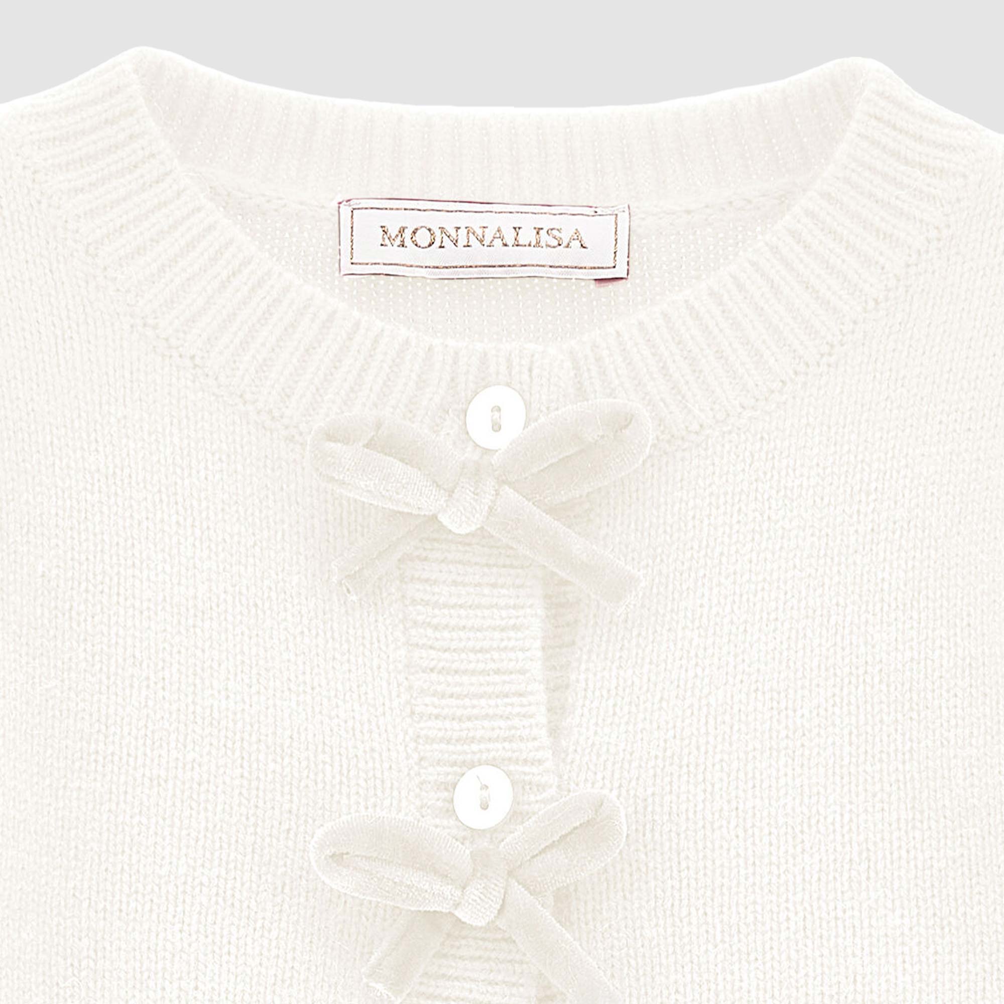 Cardigan panna firmato MONNALISA - annameglio.com abbigliamento moda