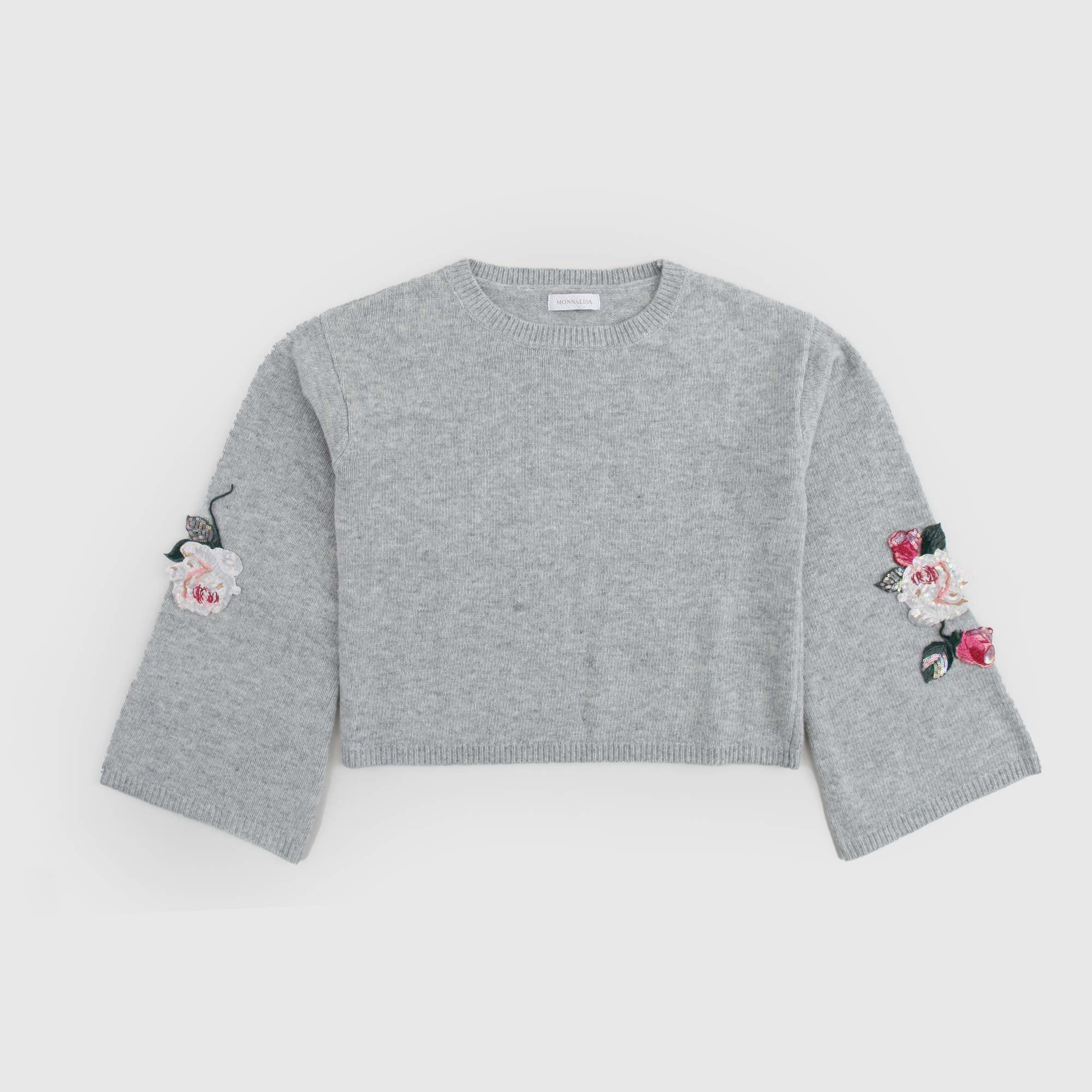 Maglioncino grigio chiaro MONNALISA - annameglio.com abbigliamento moda