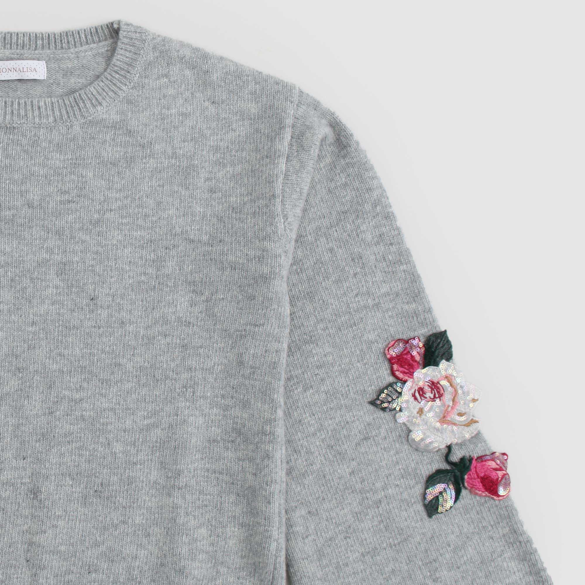 Maglioncino grigio chiaro MONNALISA - annameglio.com abbigliamento moda