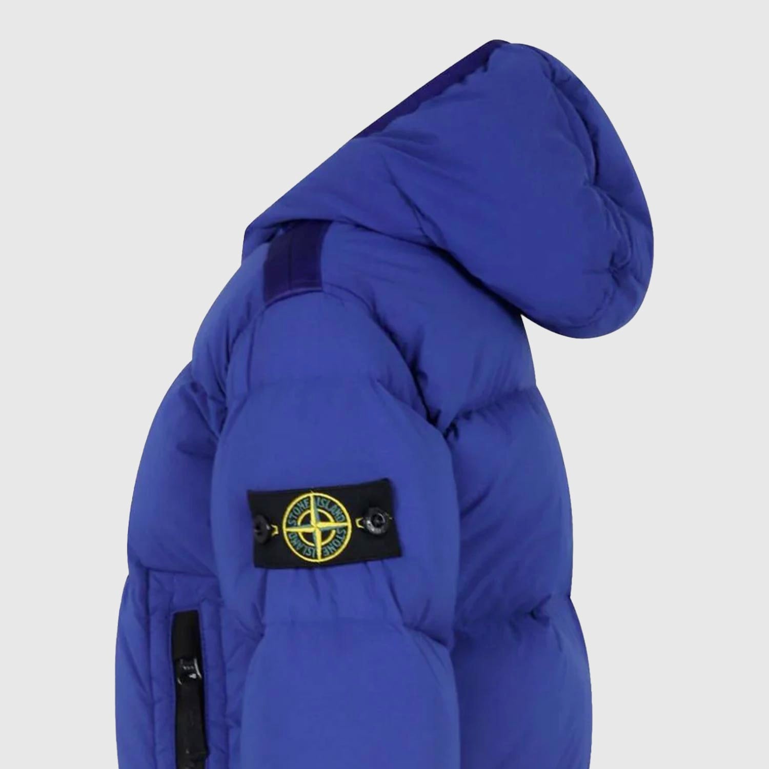 Piumino bomber azzurro in vera piuma - annameglio.com abbigliamento moda