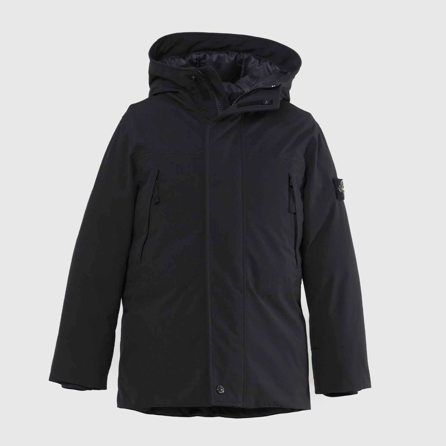 Capospalla leggero nero con cappuccio - annameglio.com abbigliamento moda