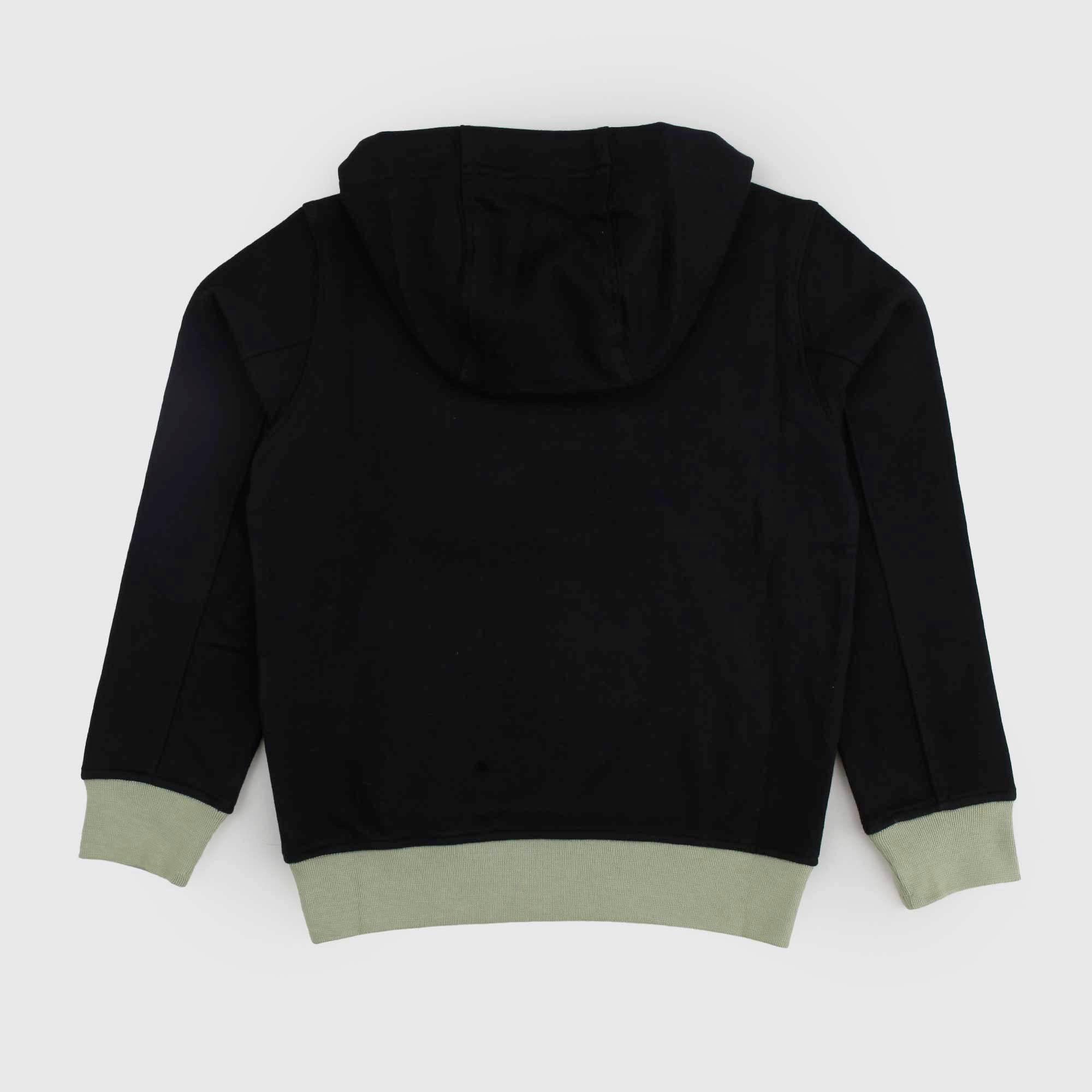 Felpa nera con cappuccio STONE ISLAND - annameglio.com abbigliamento moda