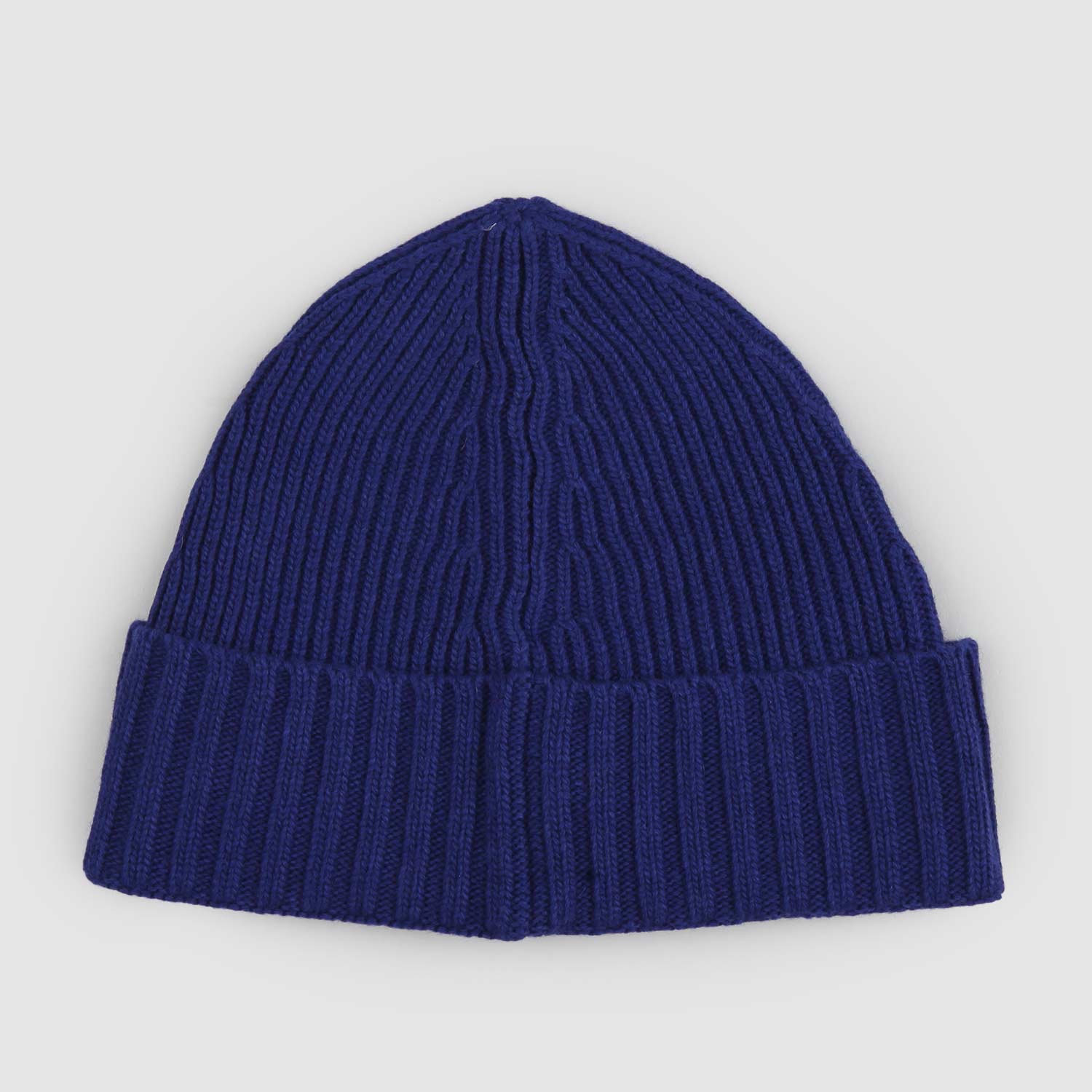 Cappello blu in maglia misto lana con logo - annameglio.com abbigliamento moda