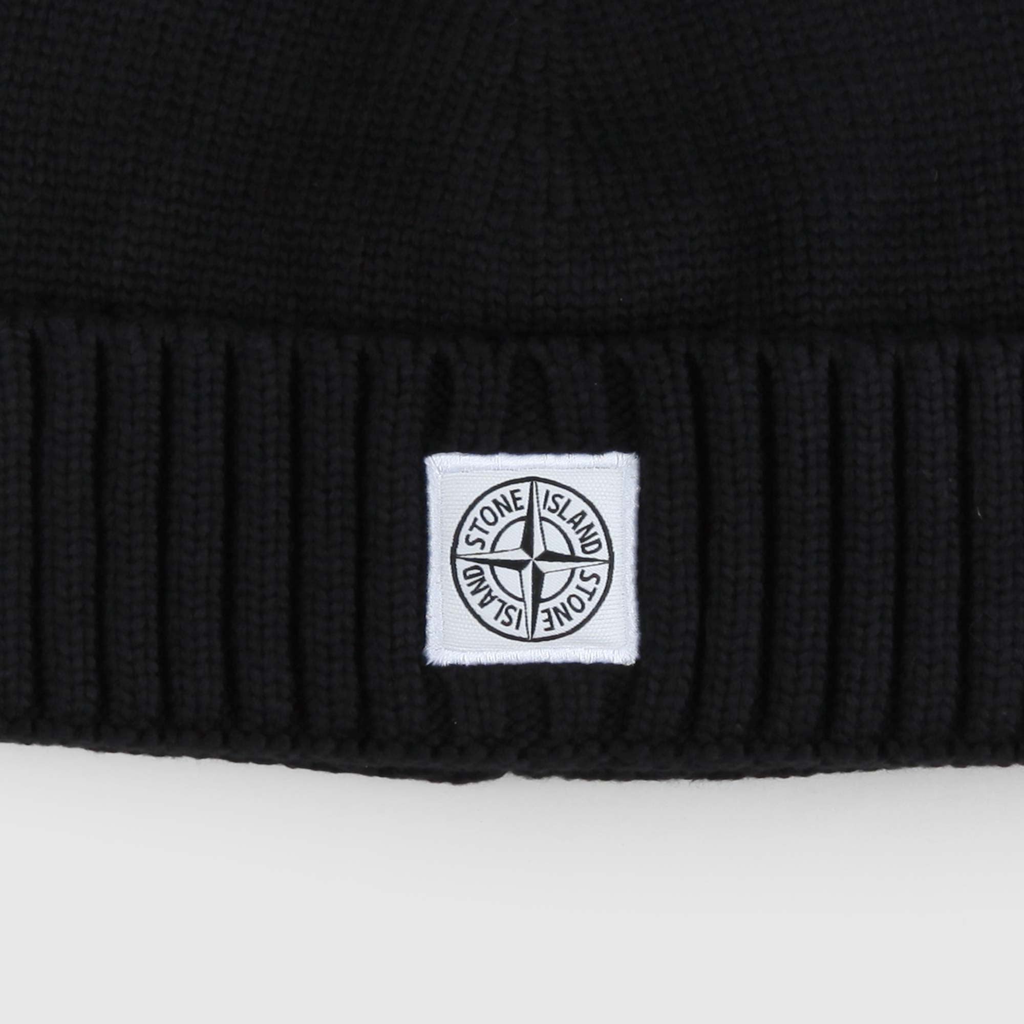 Cappello in maglia nero STONE ISLAND - annameglio.com abbigliamento moda