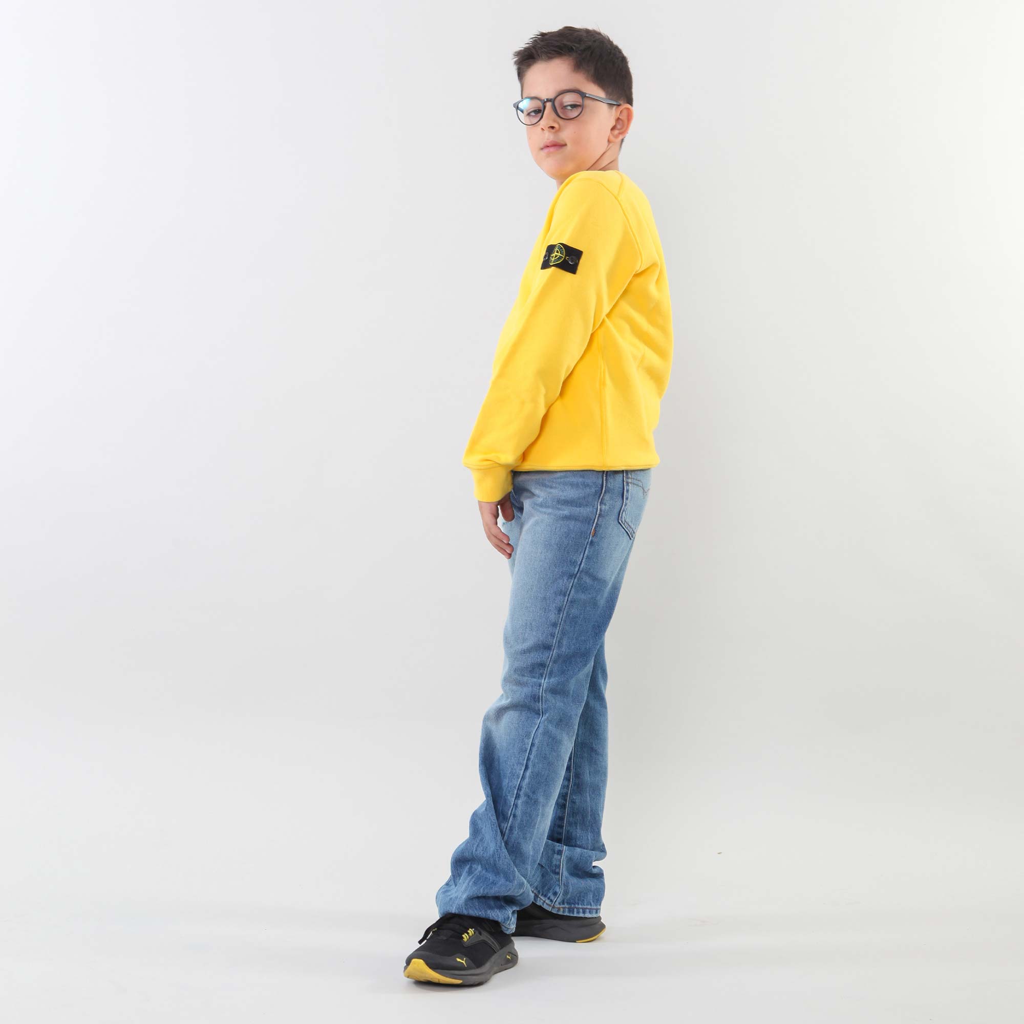 Maglia girocollo gialla da ragazzo - annameglio.com abbigliamento moda