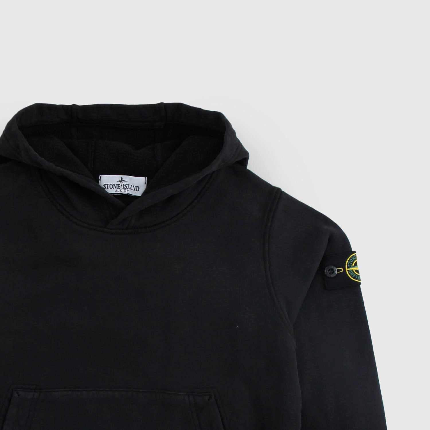 Felpa ragazzo nera con tasca a marsupio - annameglio.com abbigliamento moda