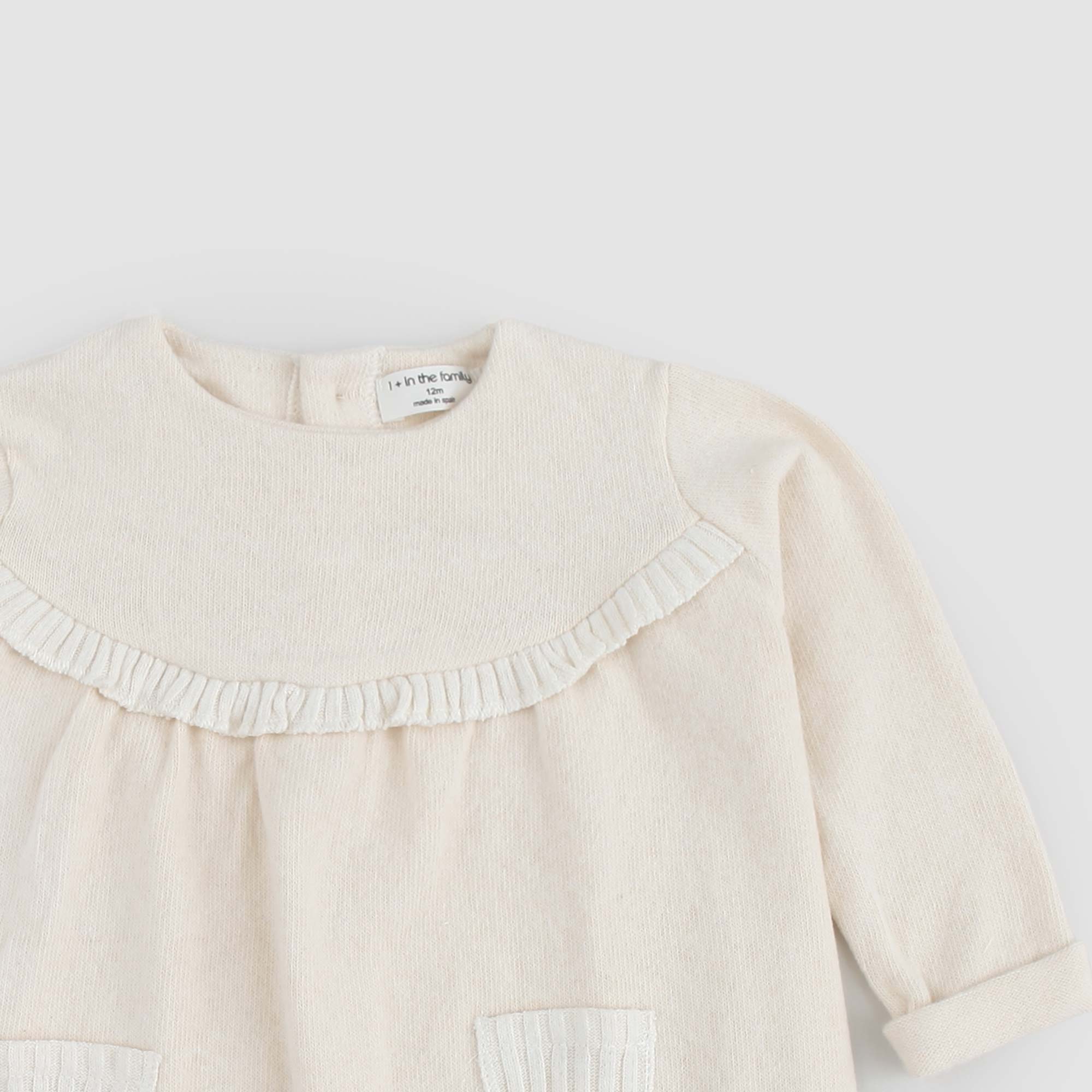 Abito a maniche lunghe ISONA panna - annameglio.com abbigliamento moda