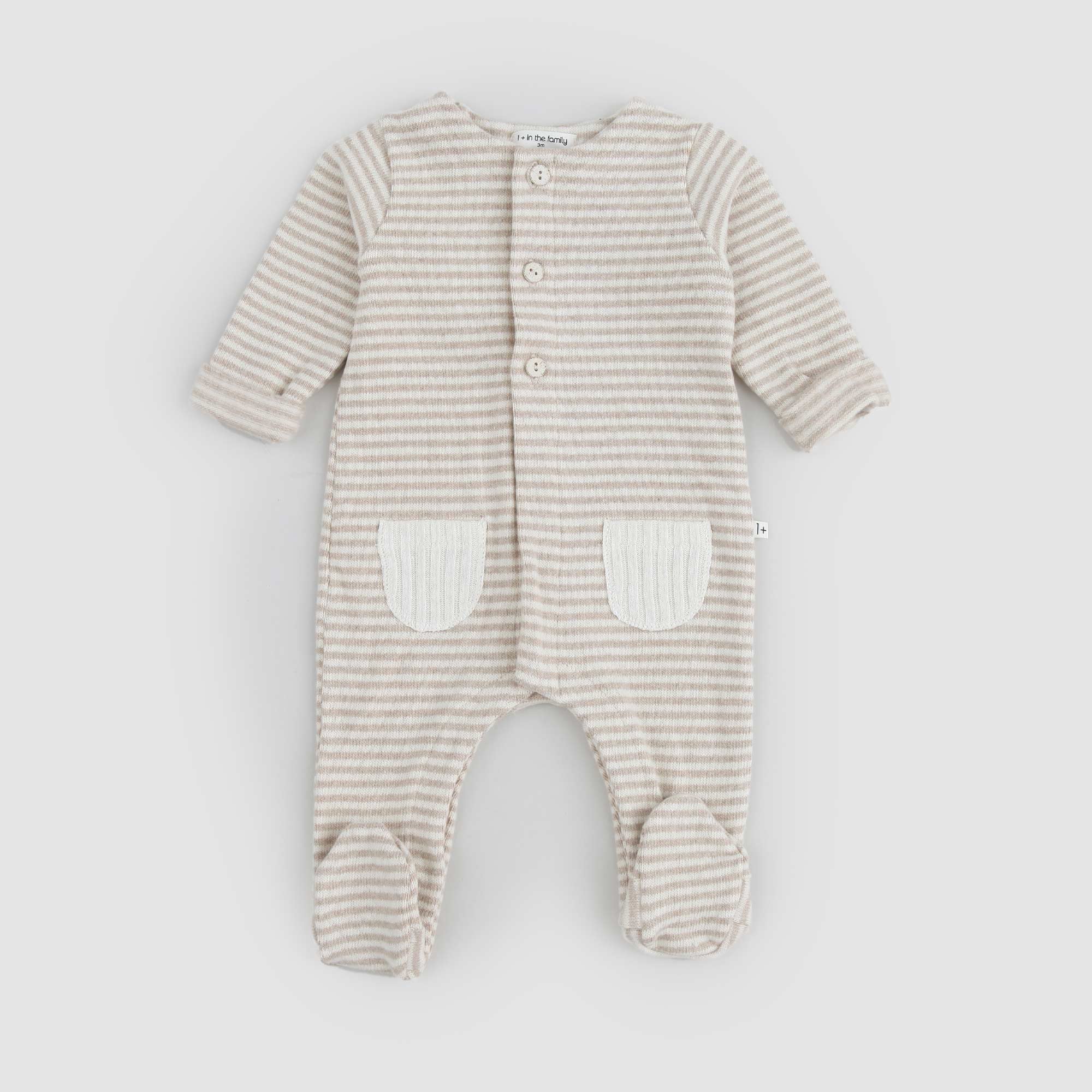 Tutina lunga Adria beige e panna - annameglio.com abbigliamento moda