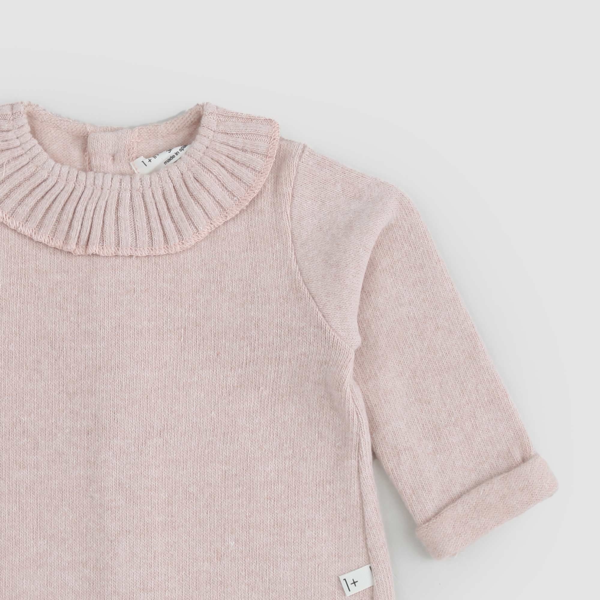 Maglia con colletto rouge EROLA rosa antico - annameglio.com abbigliamento moda