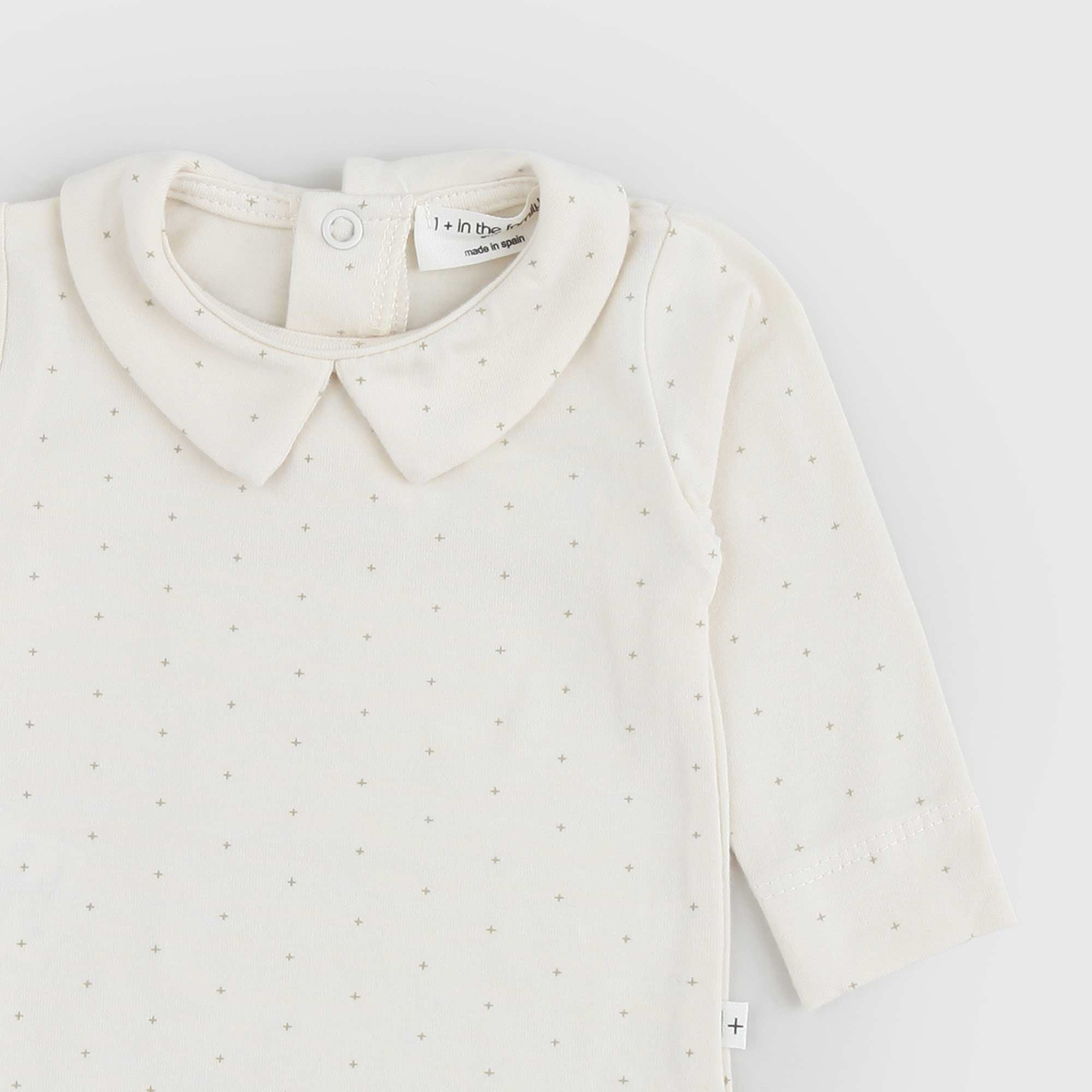 Body maniche lunghe Marisa Panna con microstelle - annameglio.com abbigliamento moda