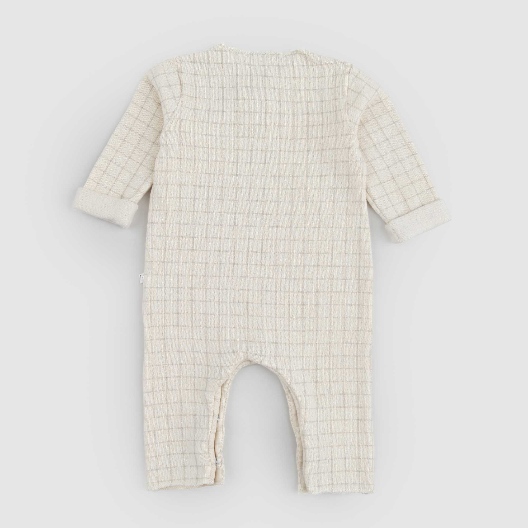 Tutina beige a quadretti per neonato - annameglio.com abbigliamento moda