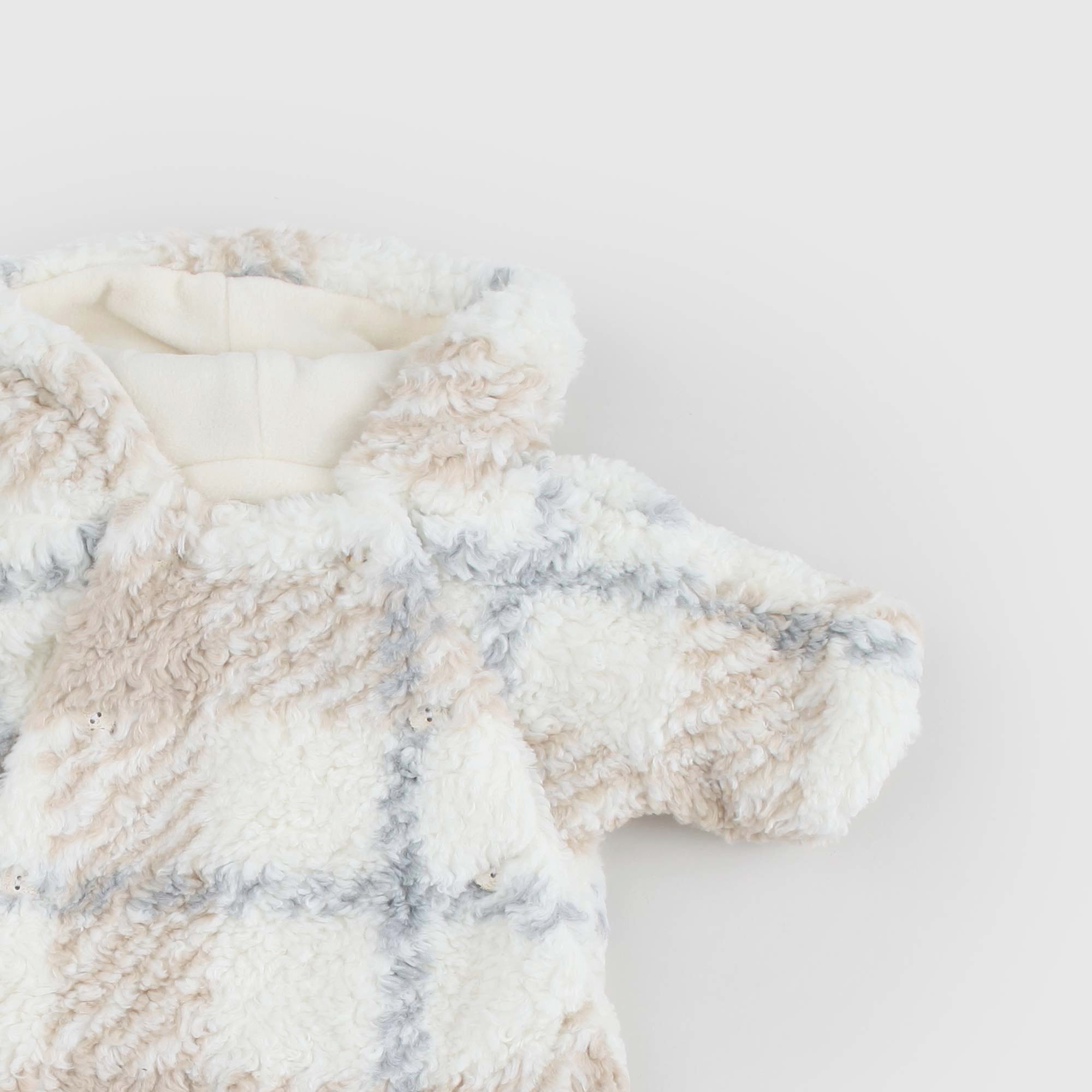 Tutina ecopelliccia a quadri CUGAT - annameglio.com abbigliamento moda