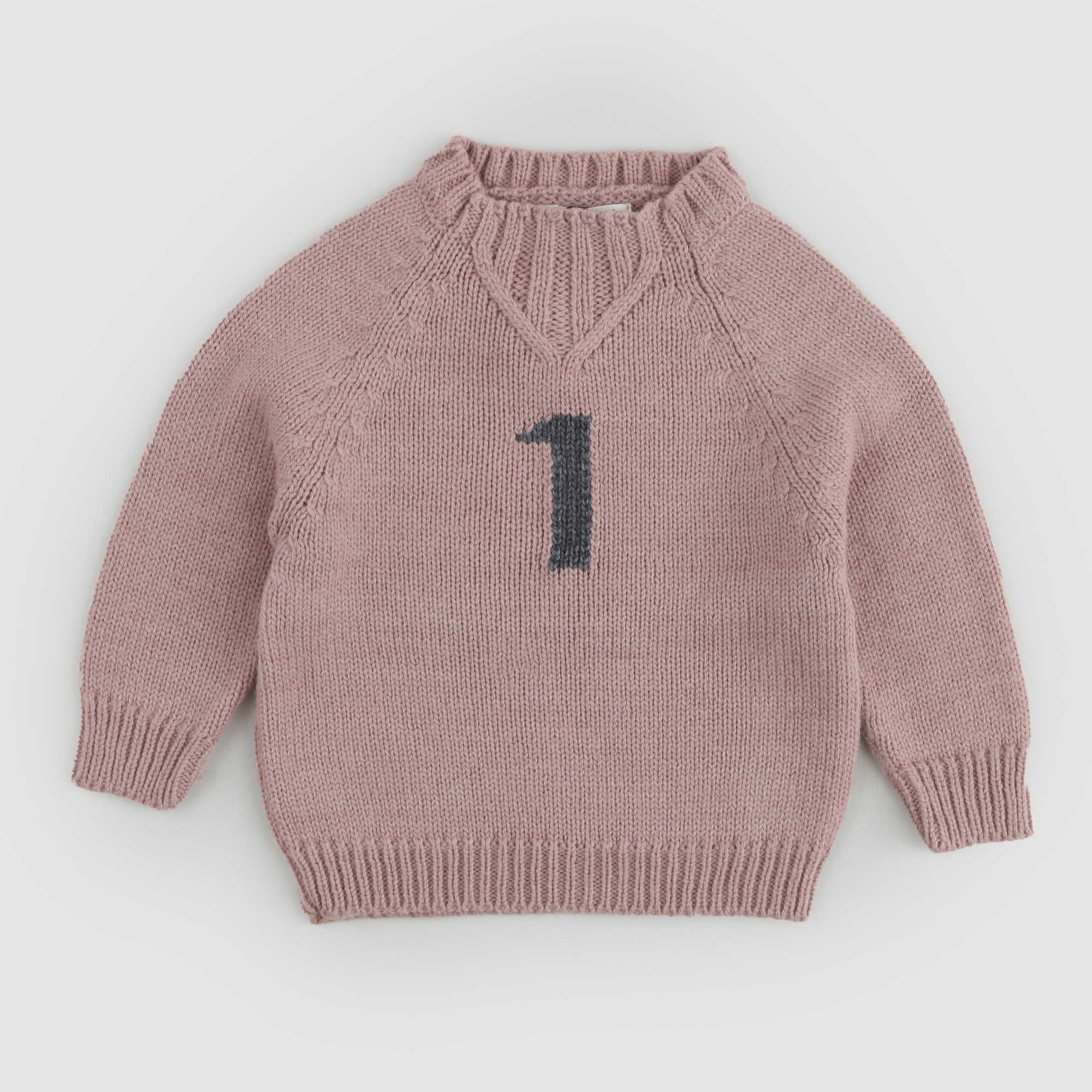 Maglioncino lana merino rosa polvere - annameglio.com abbigliamento moda