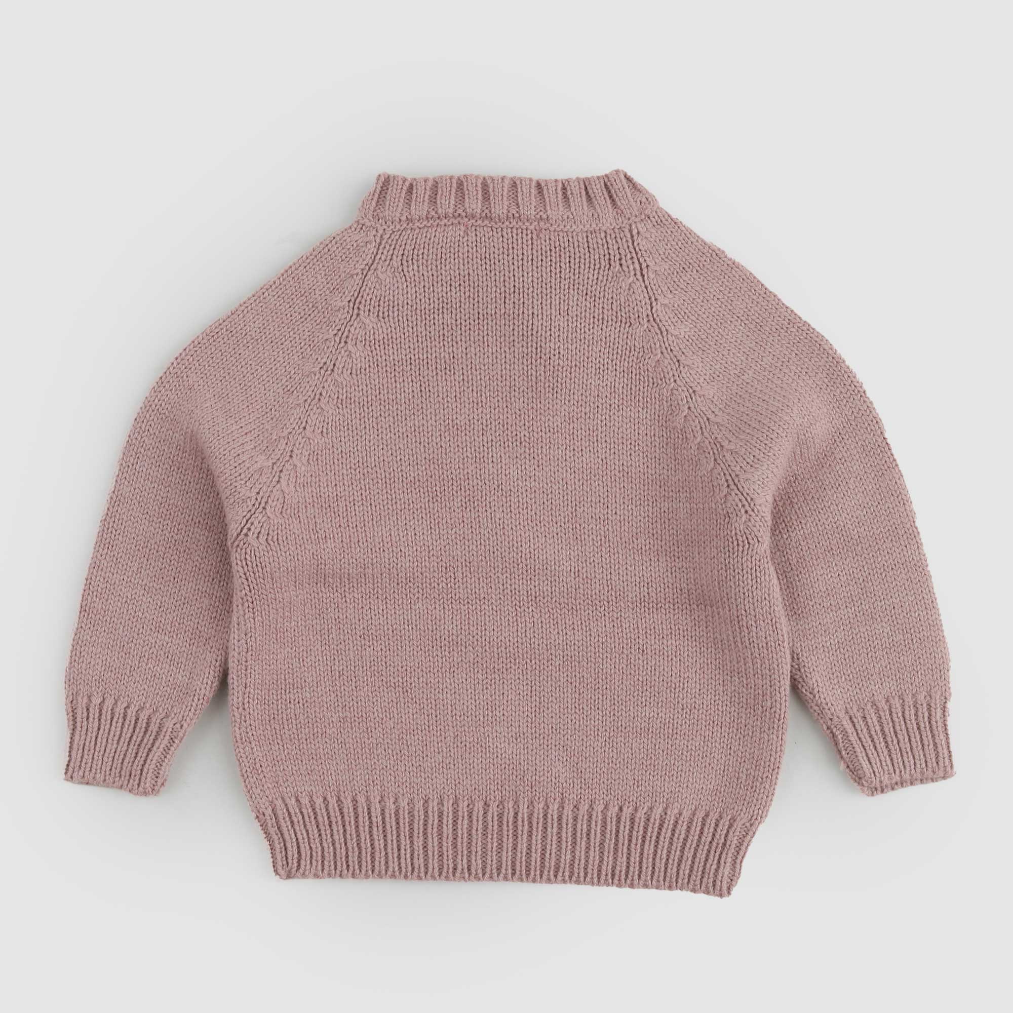 Maglioncino lana merino rosa polvere - annameglio.com abbigliamento moda