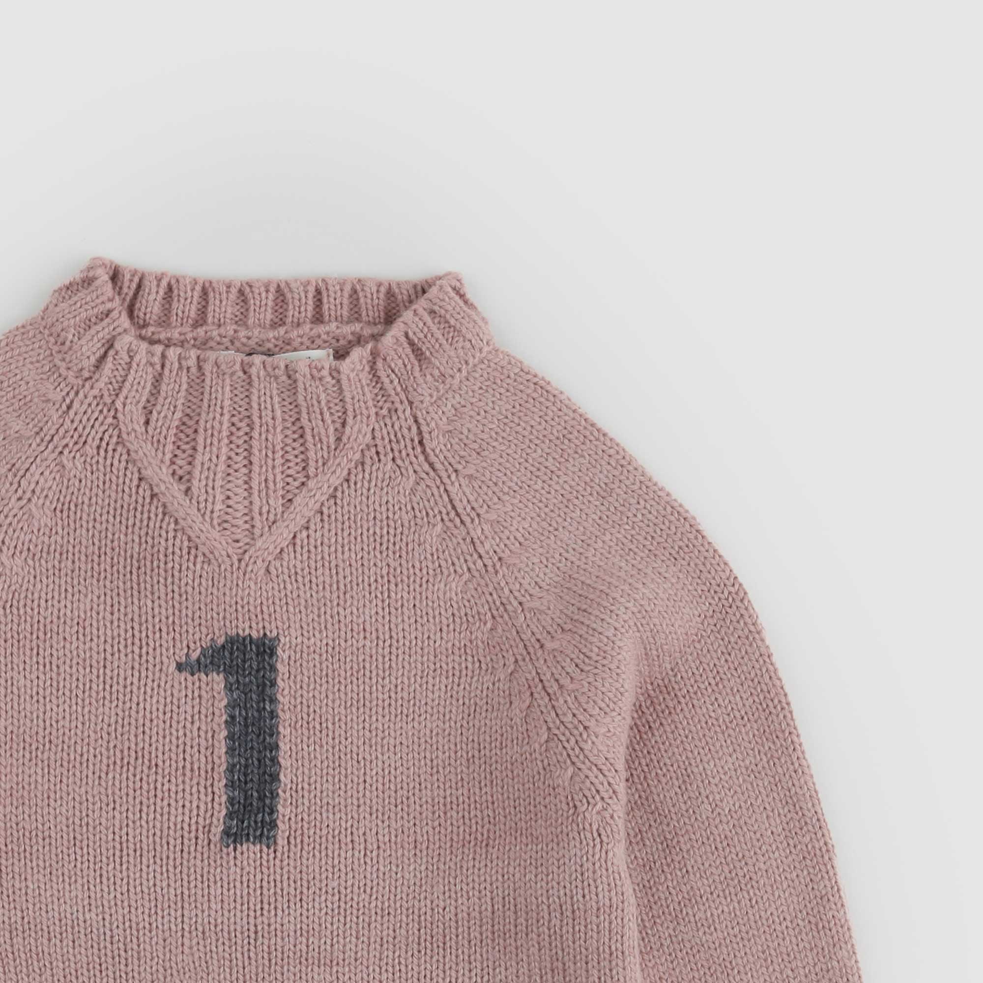 Maglioncino lana merino rosa polvere - annameglio.com abbigliamento moda