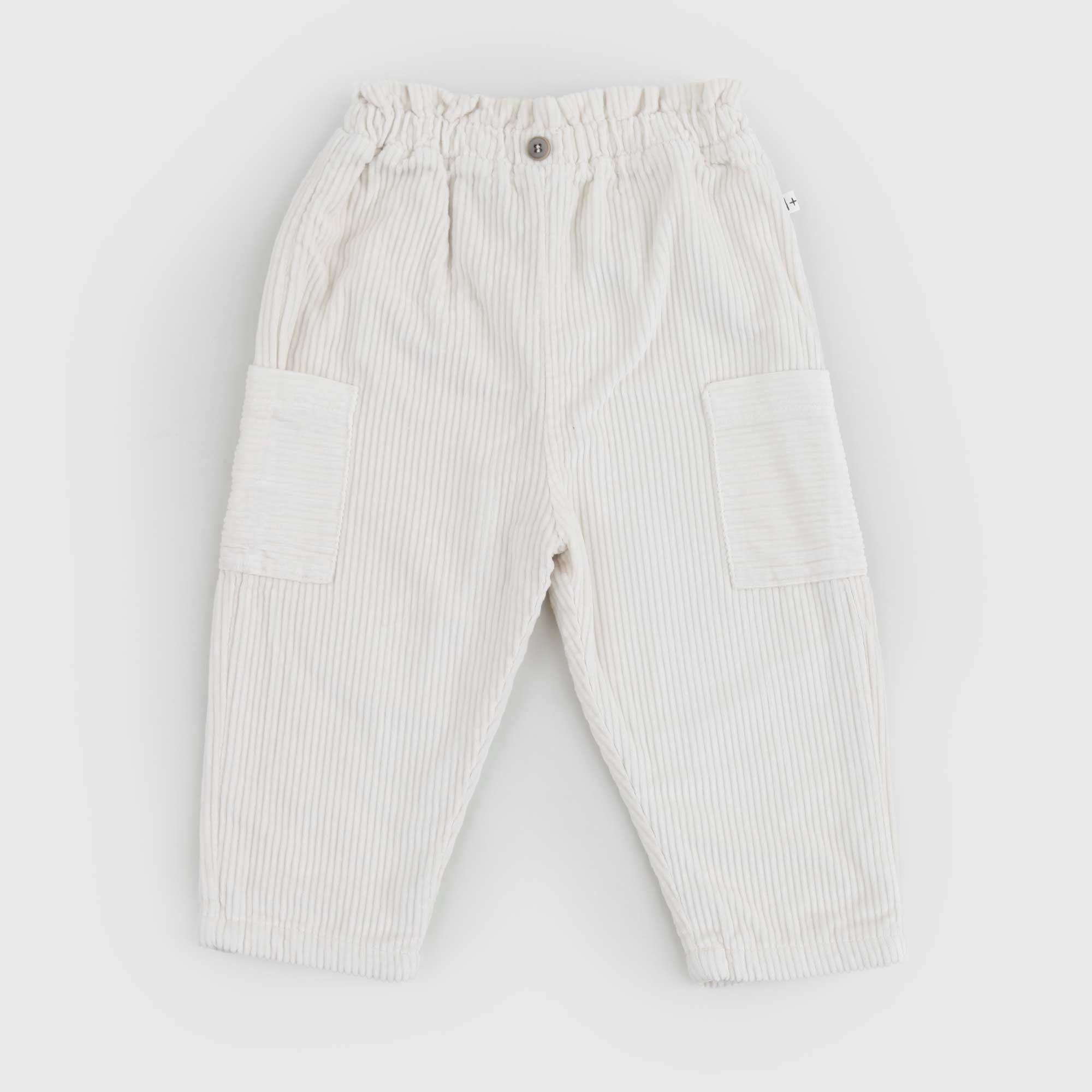 Pantalone In Velluto A Coste Virginia bianco - annameglio.com abbigliamento moda